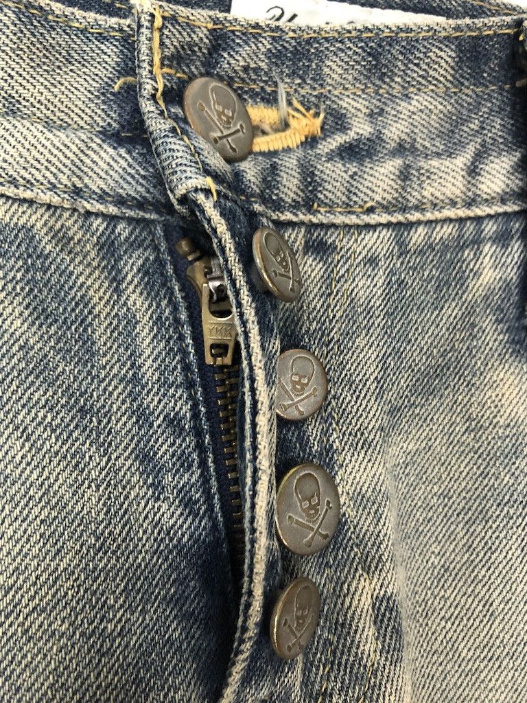 Infinite Archives × Undercover 04AW But Beautiful damaged fringe denim pants/28387-812 400 Size US 28 / EU 44 - 8 Thumbnail