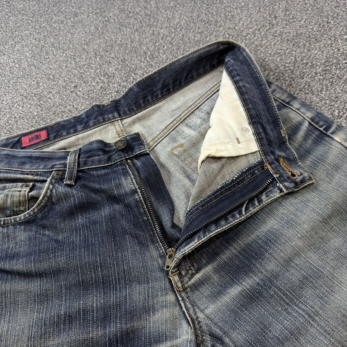 Edwin Archives Y2K Edwin 503 Faded Wash Straight Leg Denim Jeans Size US 32 / EU 48 - 14 Thumbnail