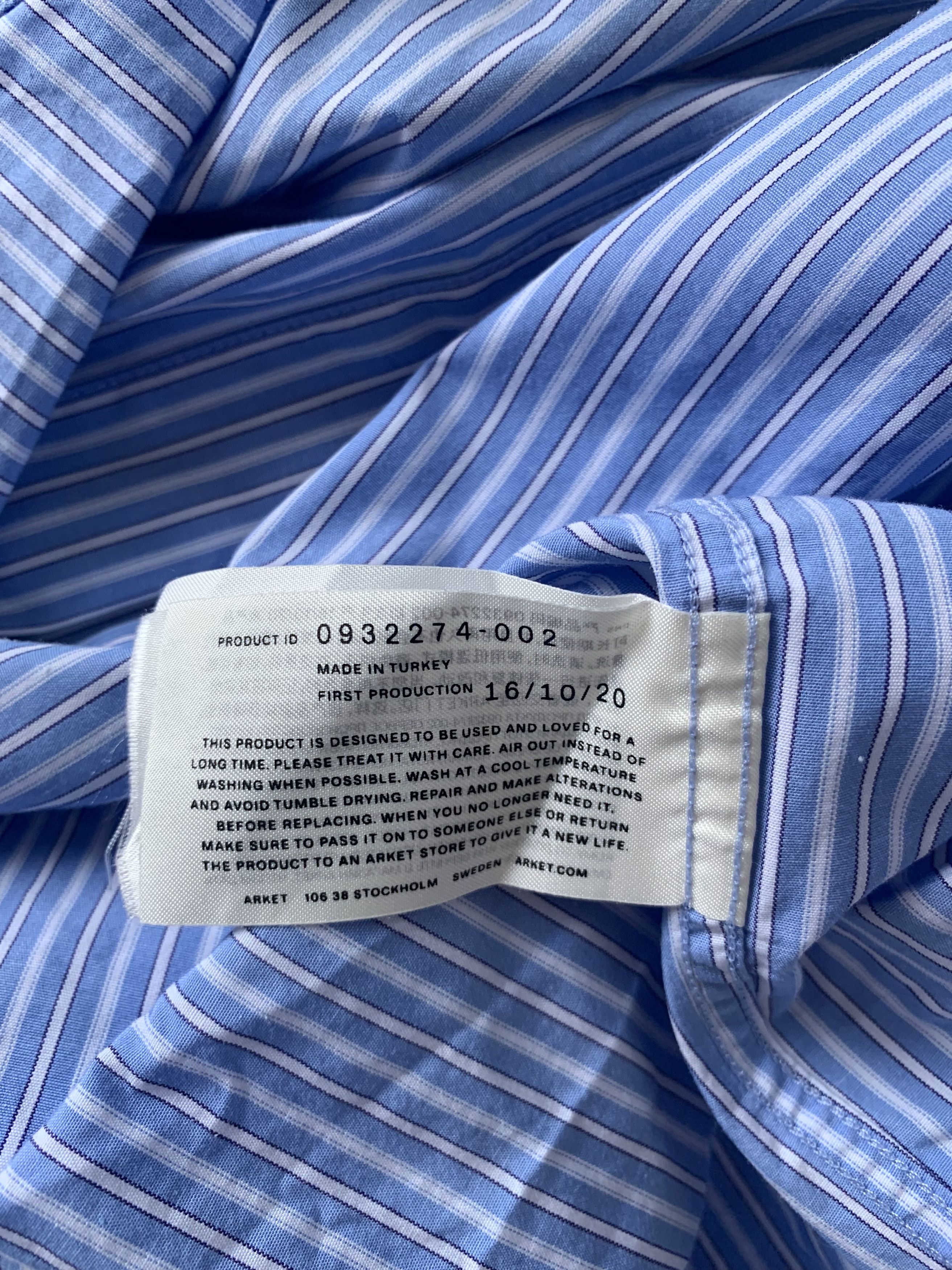 Arket Striped Shirt Size US S / EU 44-46 / 1 - 5 Thumbnail