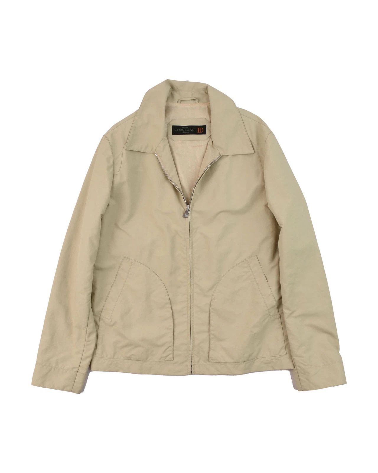 Corneliani Corneliani ID Beige Lightweight Full Zip Casual Jacket Size US L / EU 52-54 / 3 - 1 Thumbnail