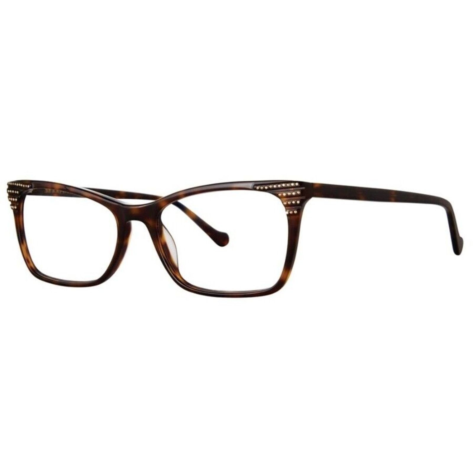 SERAPHIN SERAPHIN SHIMMER 13 TORT TORTOISE BROWN CRYSTALS EYEGLASSES Size ONE SIZE - 1 Thumbnail