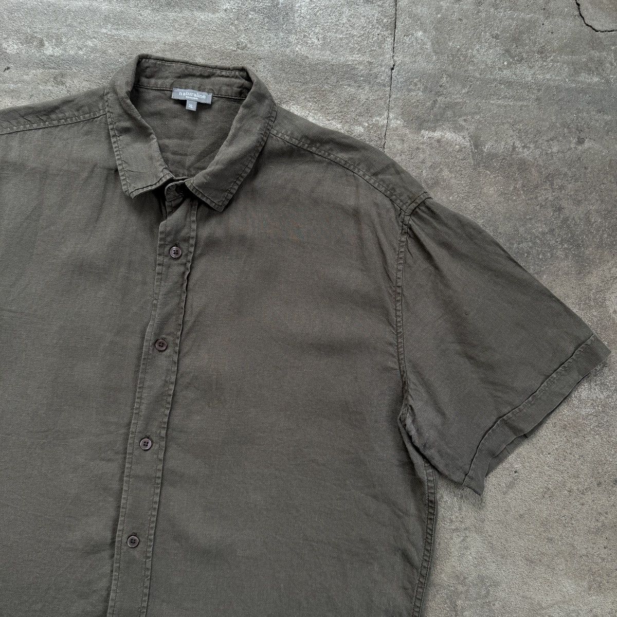 Vintage Naturaline Linen Button Up Short Sleeve Shirt Size US XL / EU 56 / 4 - 2 Thumbnail