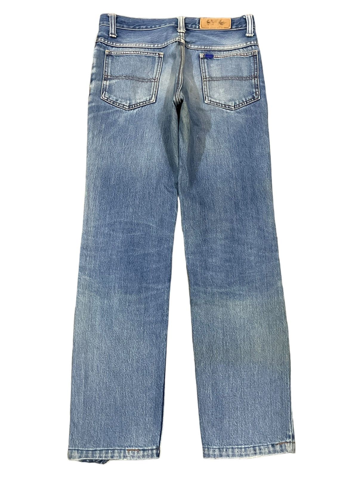Kapital Vintage Japanese Brand Blue Wash Knee Patches Straight Jeans Size US 29 - 6 Thumbnail
