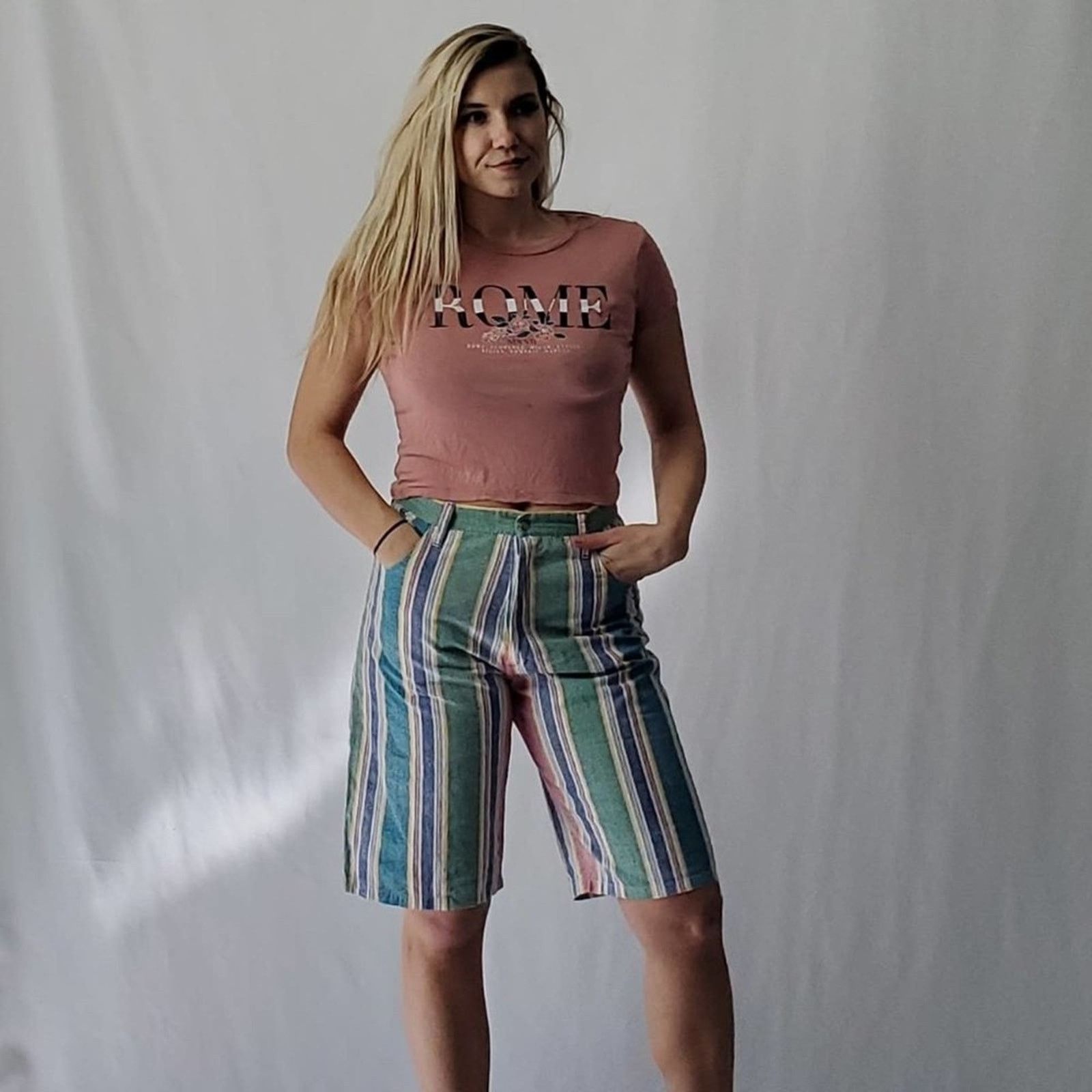 Vintage Vintage 90's Hot Pants Shorts Size 32" / US 10 / IT 46 - 6 Thumbnail