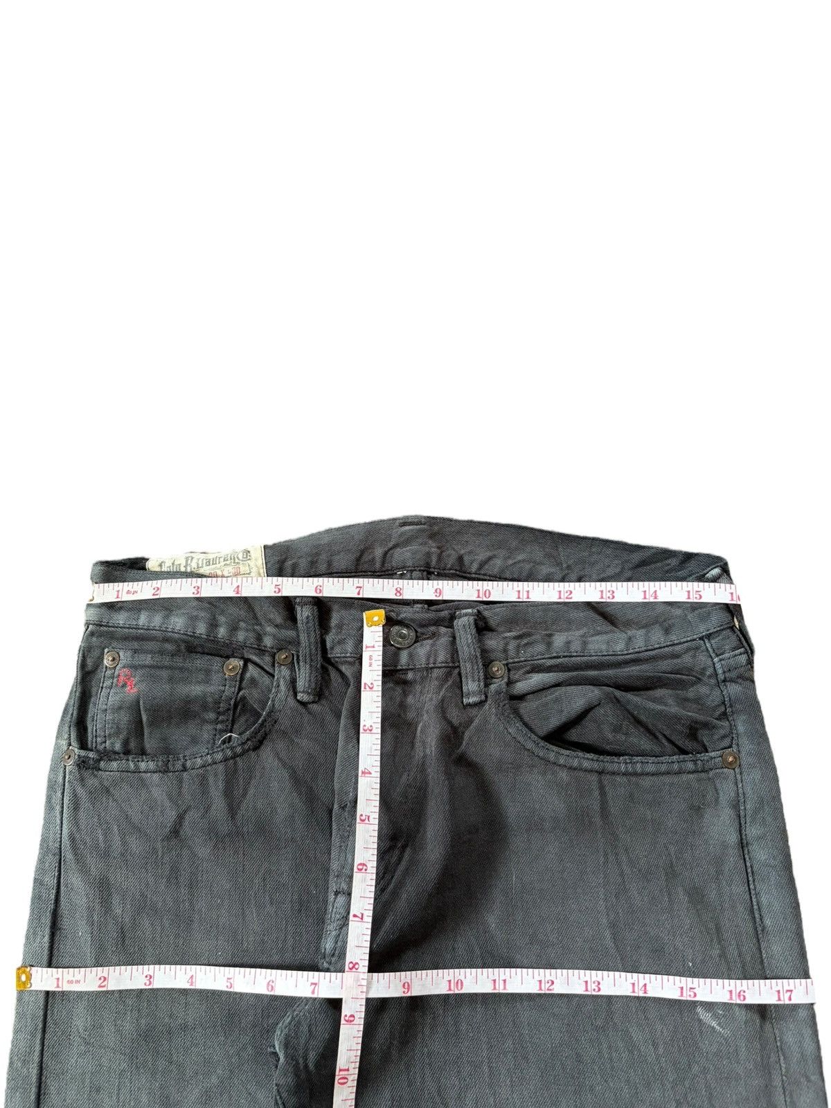 Polo Ralph Lauren Vintage Polo Ralph Lauren Faded Wash Distressed Jeans Size US 31 - 6 Thumbnail
