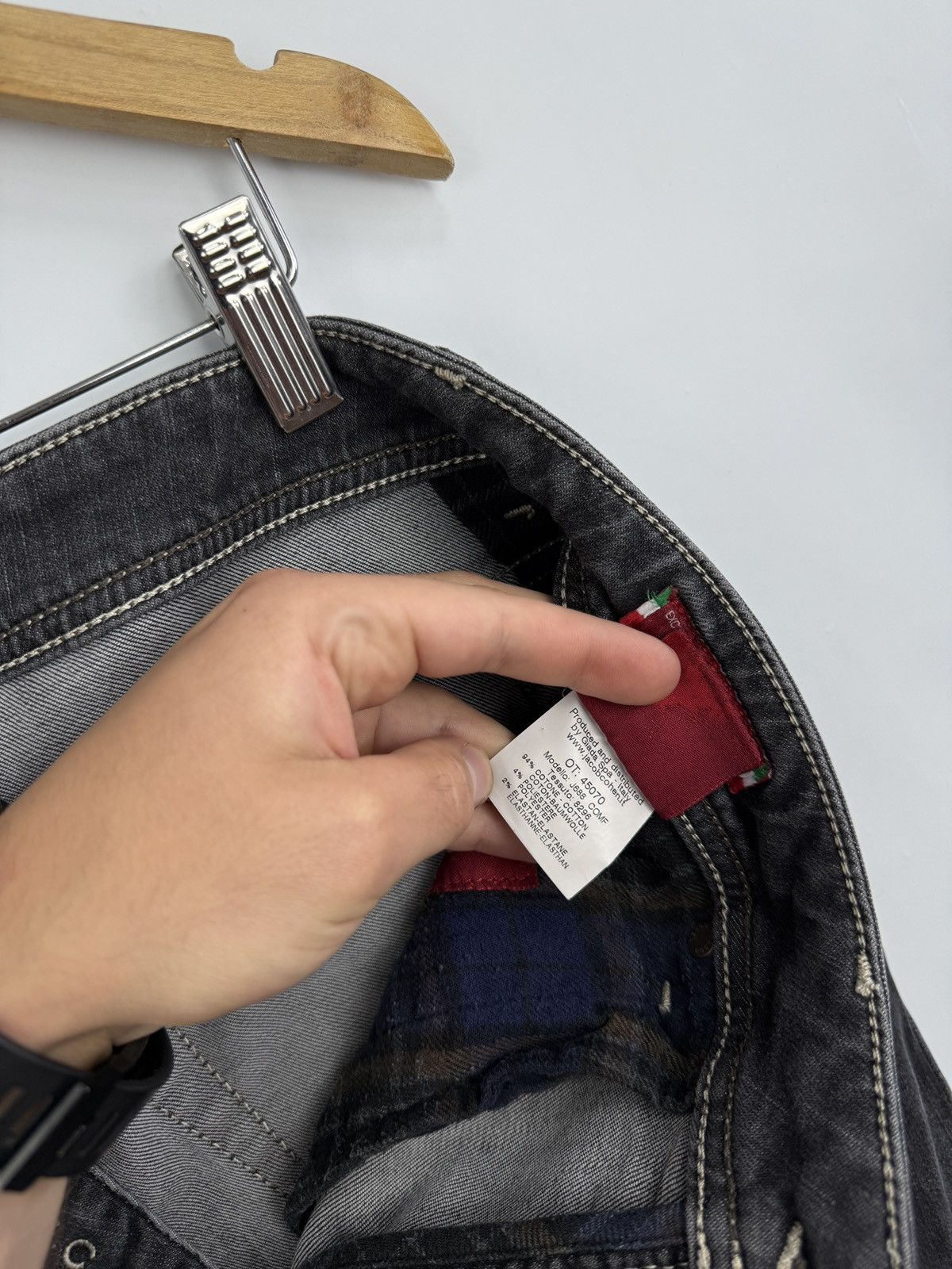 Jacob Cohen 🇮🇹 Jacob Cohen Luxury Denim Tailored Jeans 688 Made in Italy Size US 35 - 13 Thumbnail