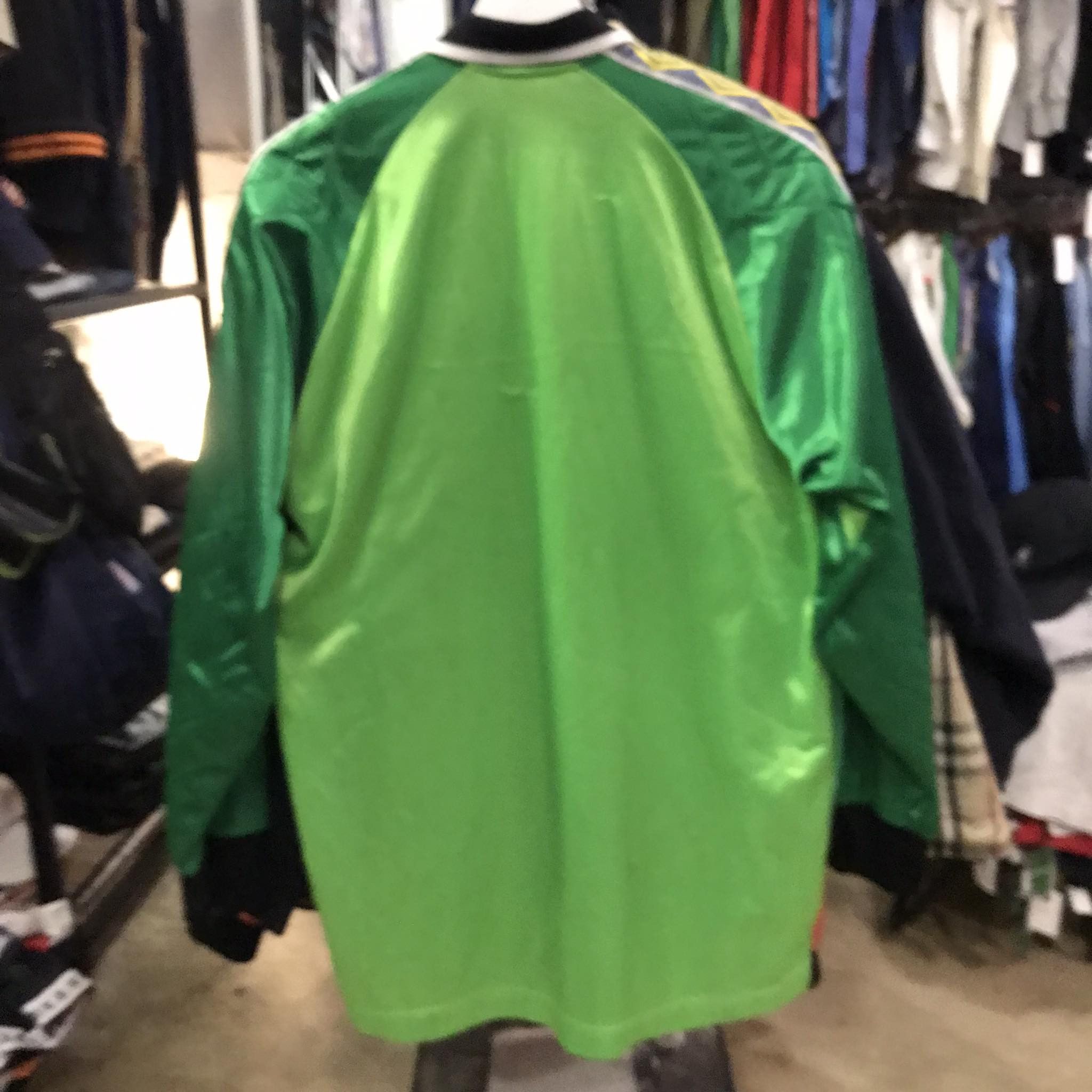 Vintage Manchester United Schmeichel Goalkeeper Shirt Bootleg 90s Size US XL / EU 56 / 4 - 4 Thumbnail