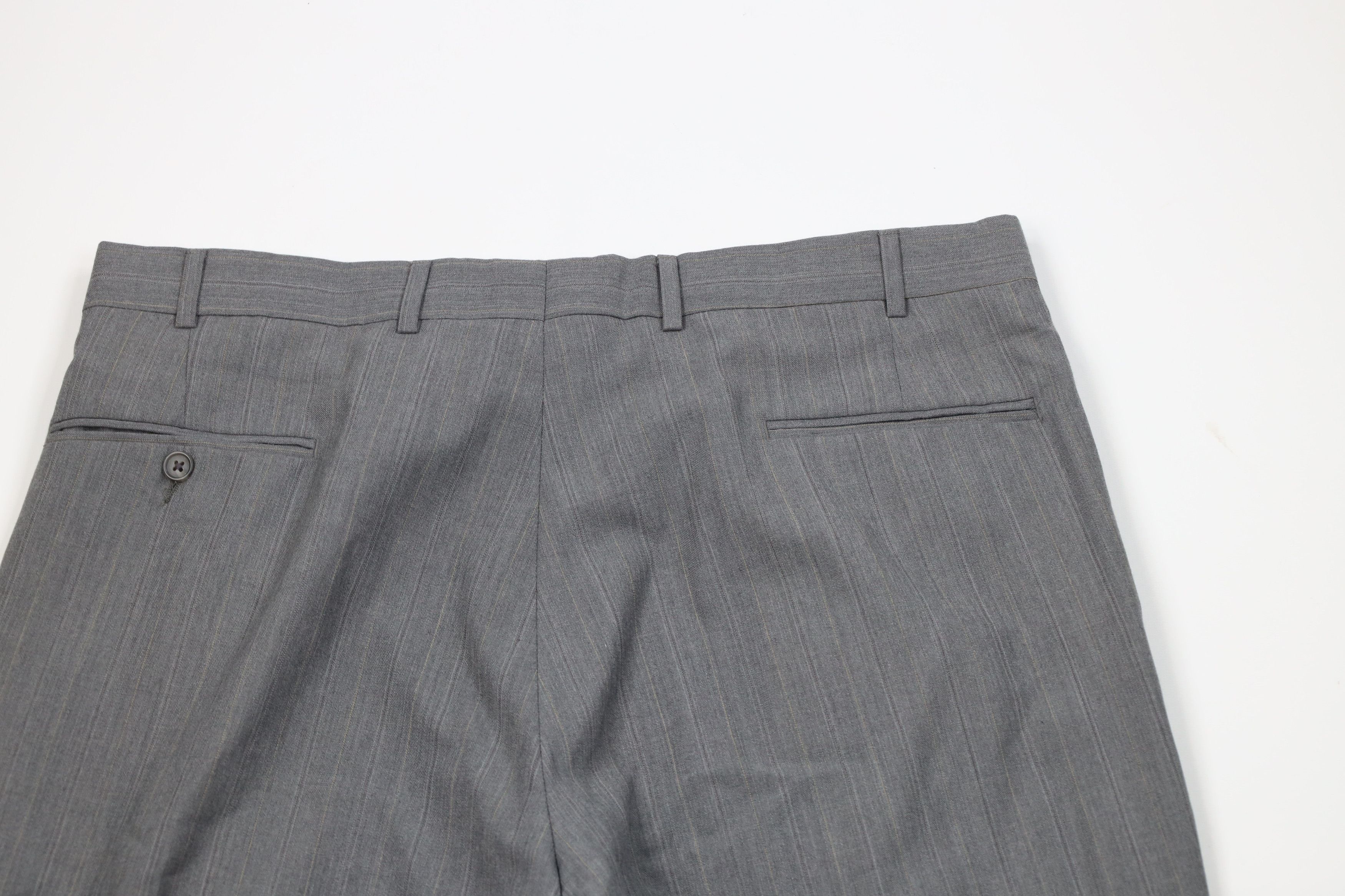 Vintage Vintage 90s Streetwear Knit Striped Wide Leg Chino Pants Size US 38 / EU 54 - 12 Thumbnail