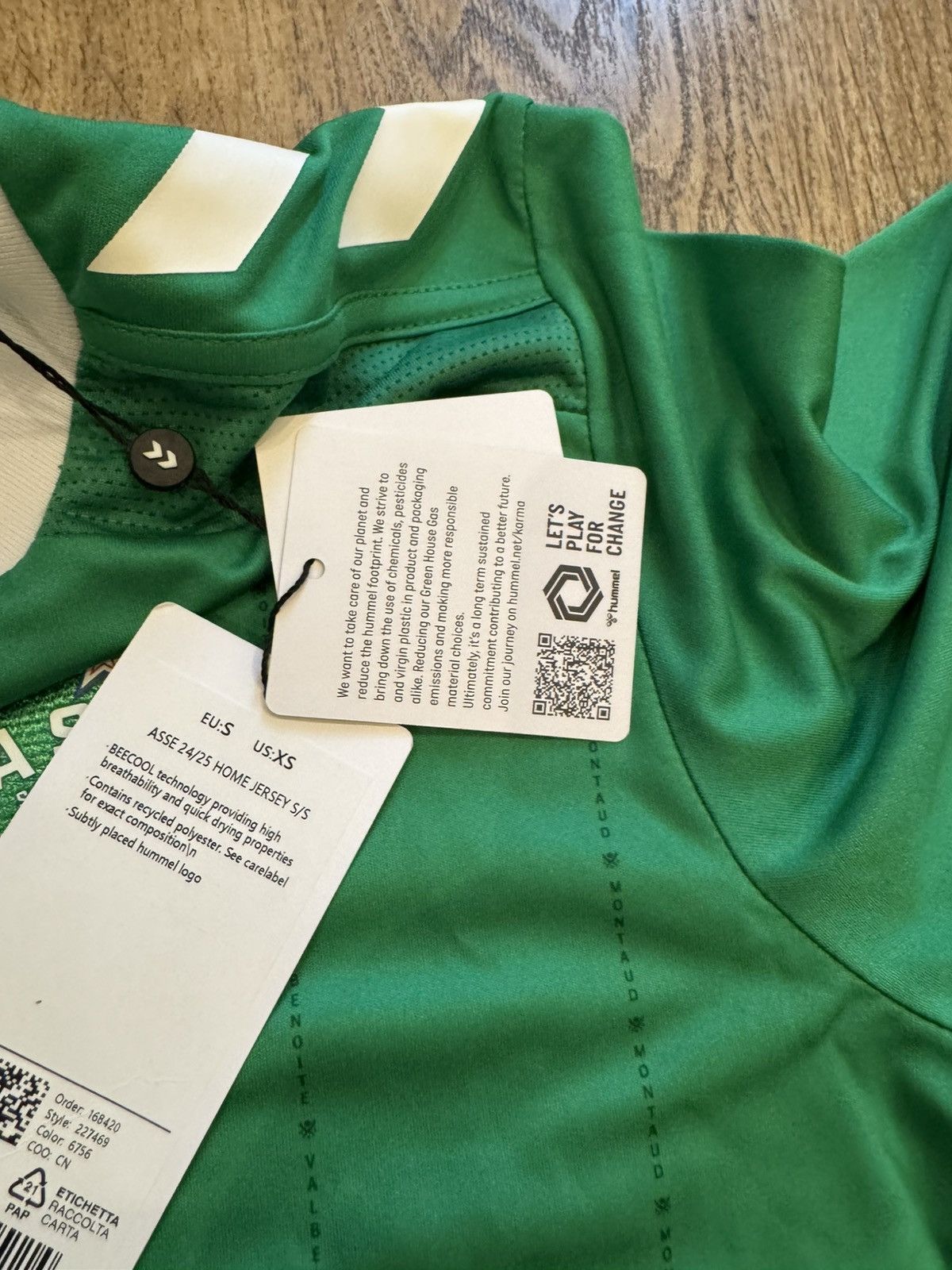 Hummel SAINT ETIENNE 2024-25 HUMMEL HOME SHIRT FOOTBALL JERSEY SZ S Size US S / EU 44-46 / 1 - 11 Thumbnail