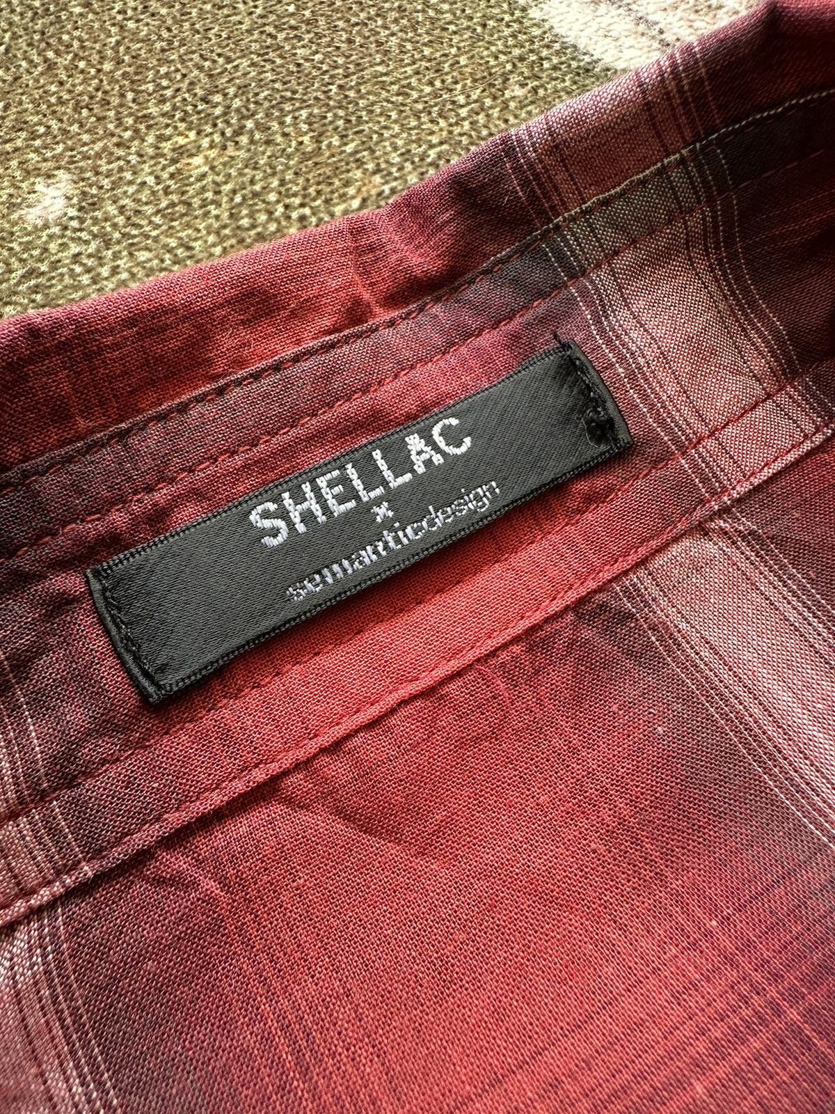 Shellac Shellac x Semantic Design shadow plaid light shirt Size US M / EU 48-50 / 2 - 2 Thumbnail
