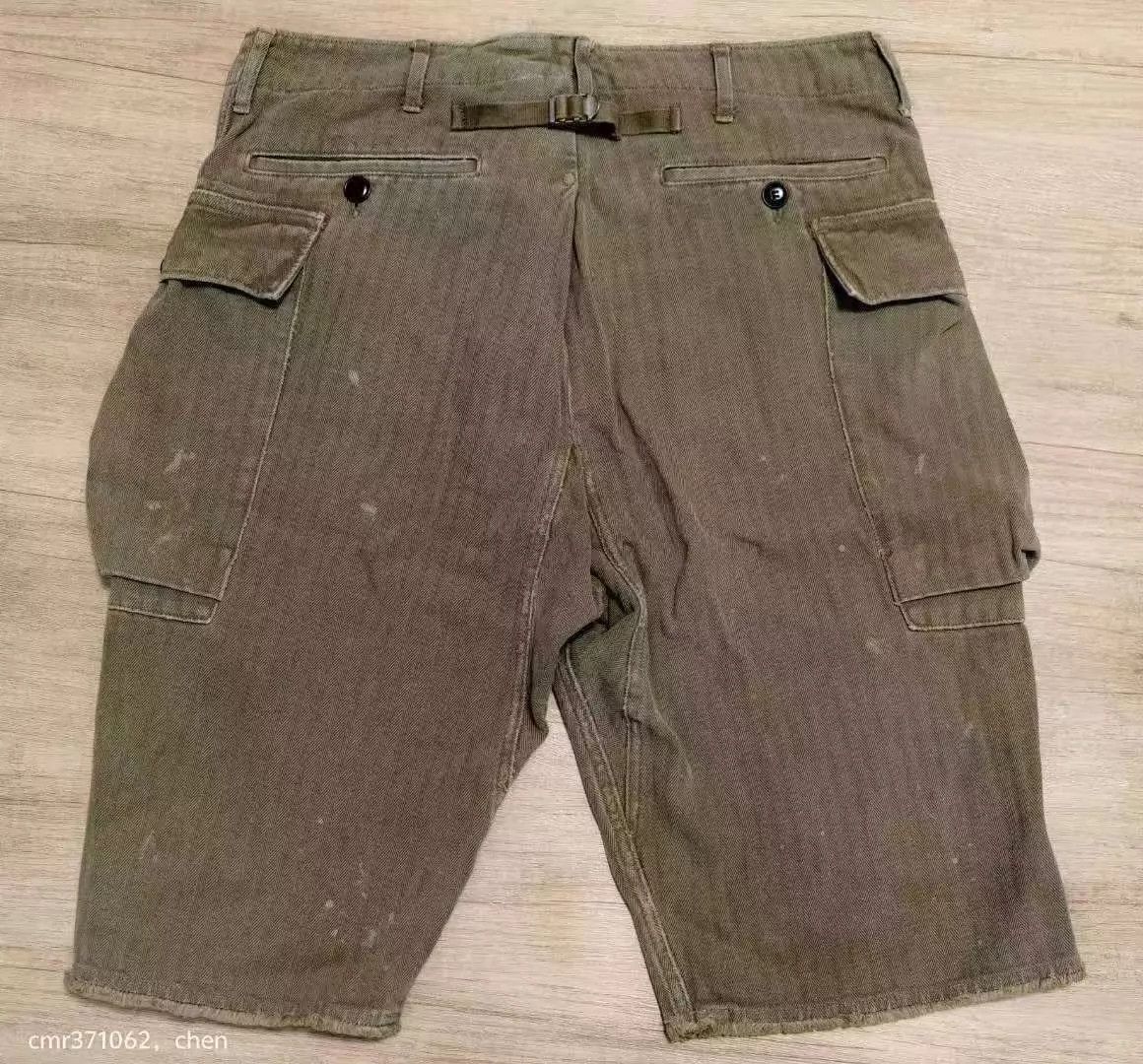Visvim visvim 19aw vets shorts crash khaki 2 95 distressed splatter Size US 32 / EU 48 - 7 Thumbnail