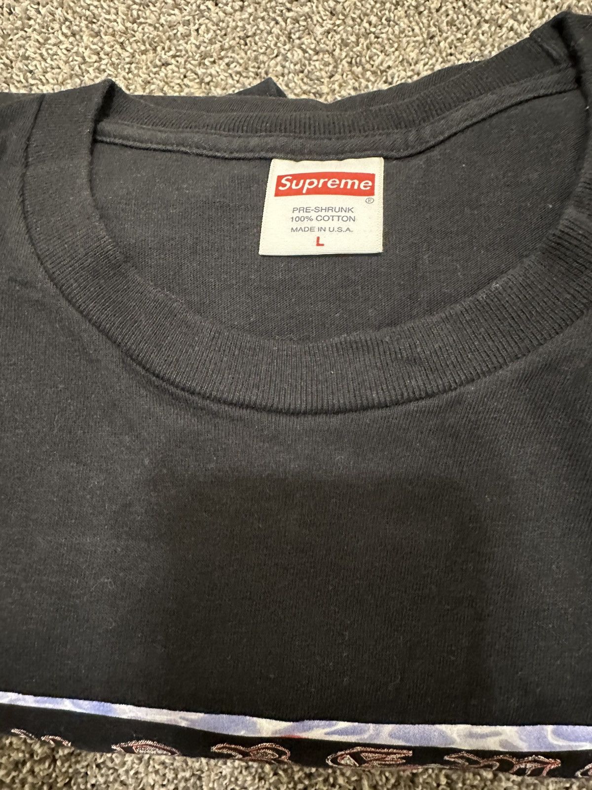 Supreme Supreme Tee Size US L / EU 52-54 / 3 - 2 Thumbnail