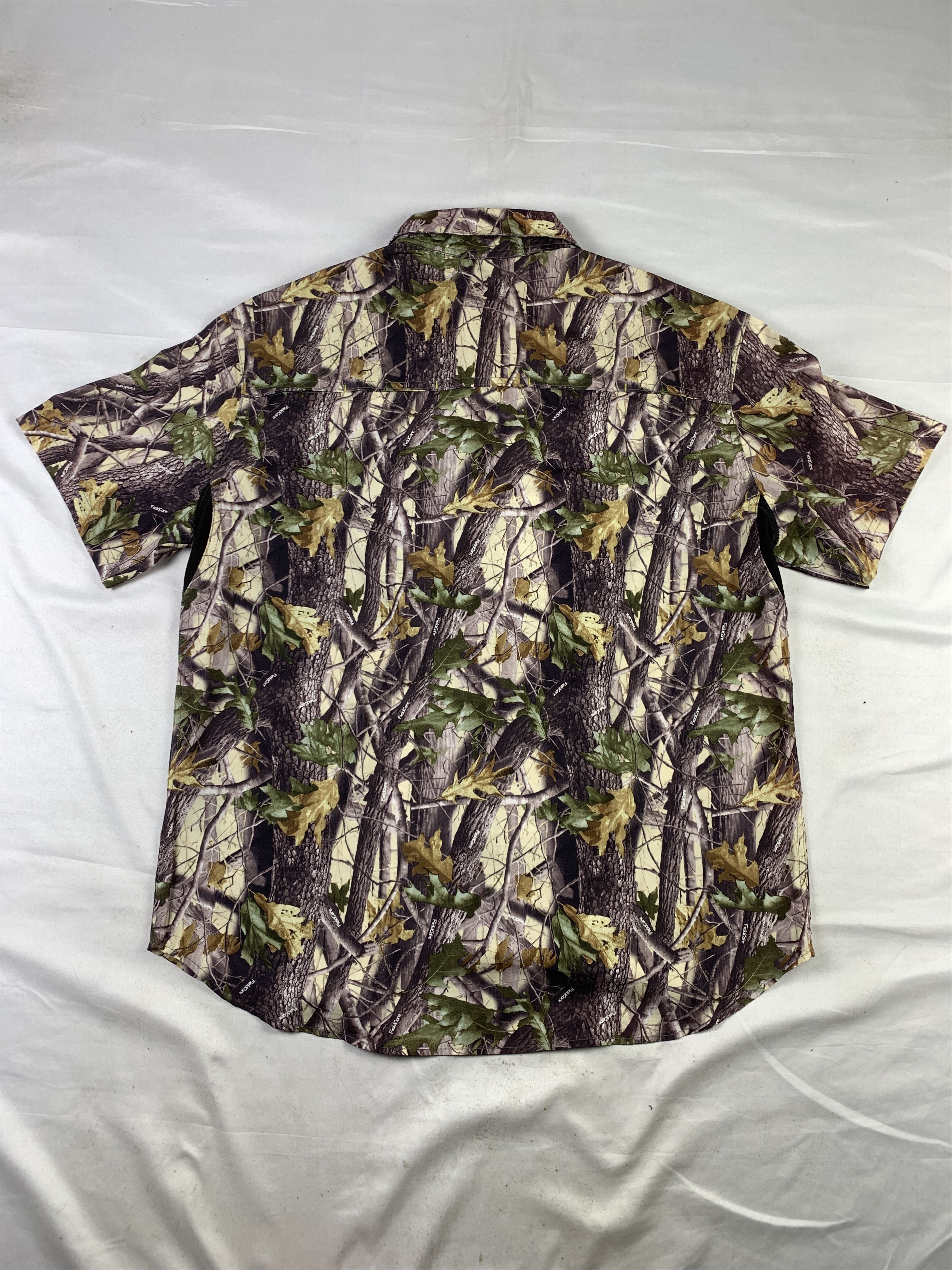Japanese Brand Fieldcore Hunting Realtree Camo Vent Outdoor Shirt (L) Size US L / EU 52-54 / 3 - 2 Thumbnail