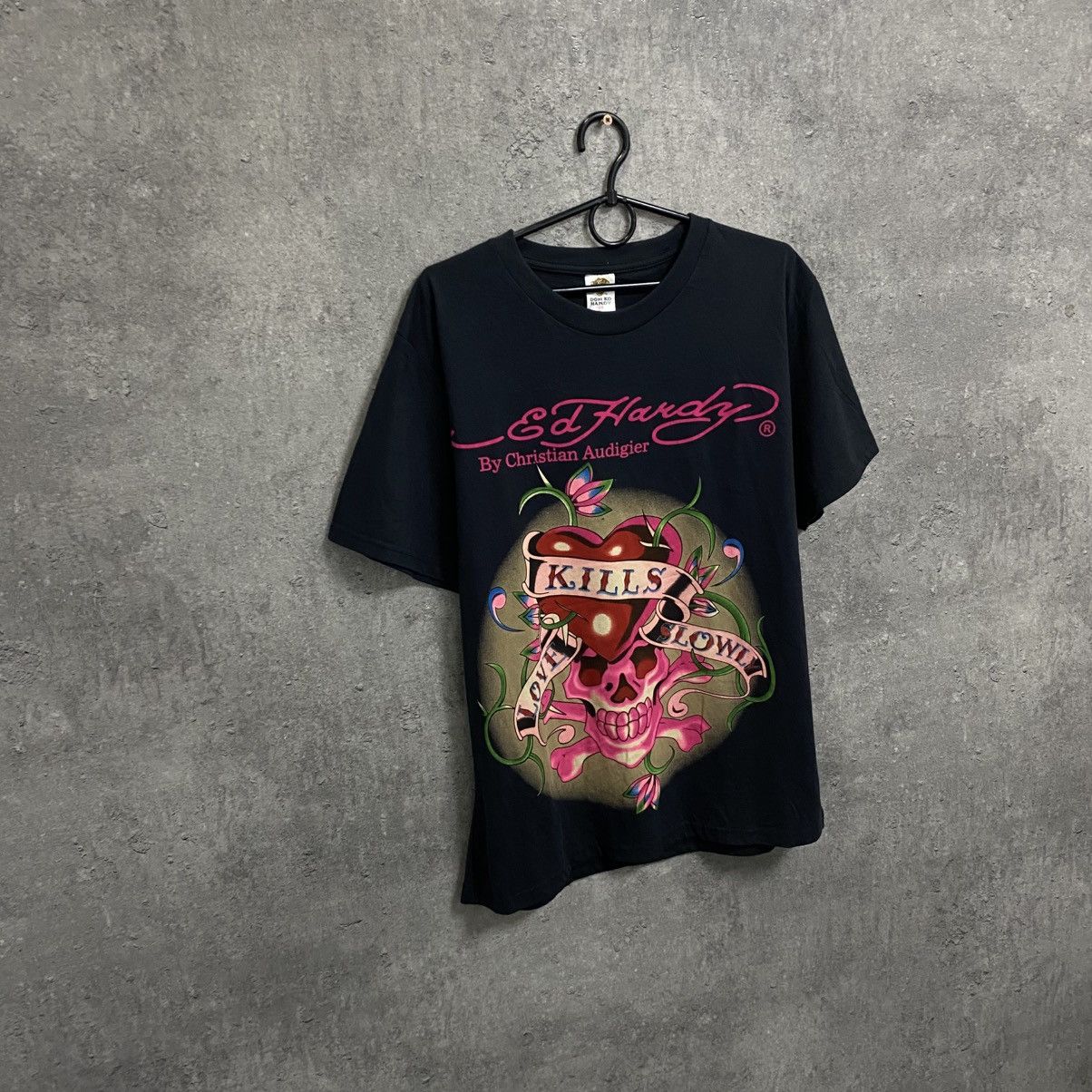 Ed Hardy Ed Hardy T-Shirt By Christian Audigier Big Logo Tee Size US L / EU 52-54 / 3 - 4 Thumbnail