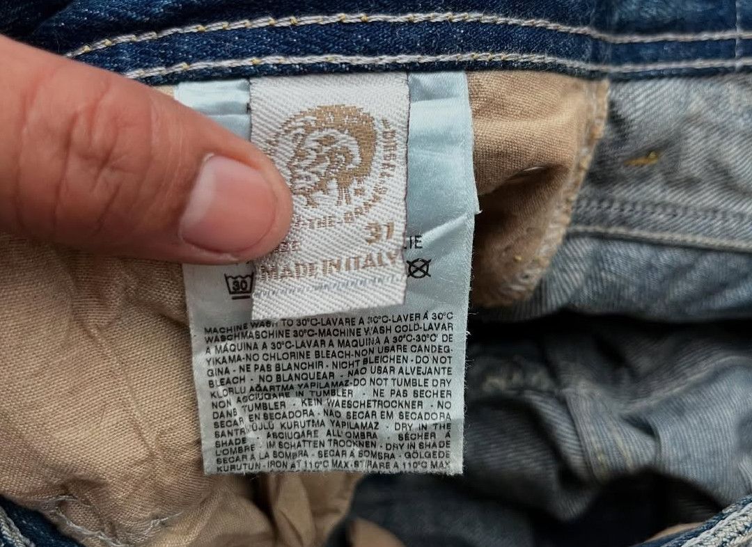 Diesel Vintage diesel ripped jeans Size US 33 - 5 Thumbnail