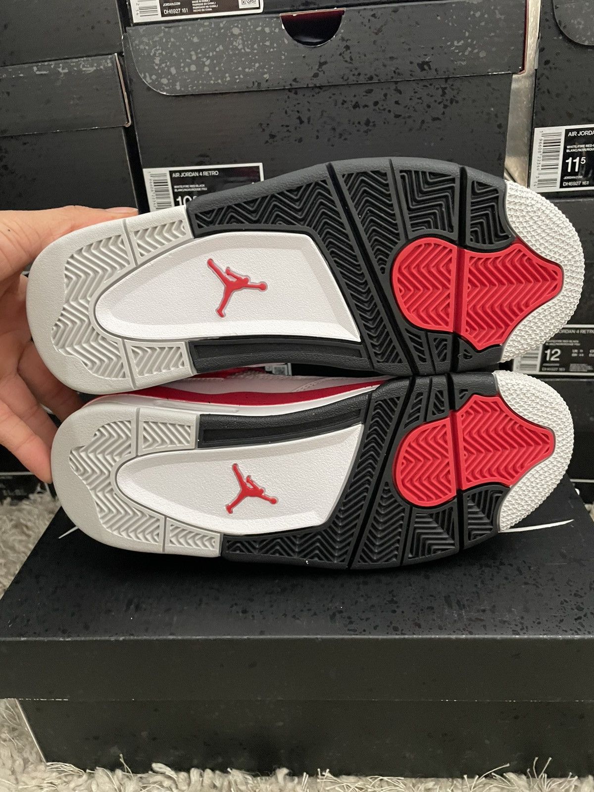 Jordan Brand Jordan 4 Red Cement Size US 6 / EU 39 - 7 Thumbnail