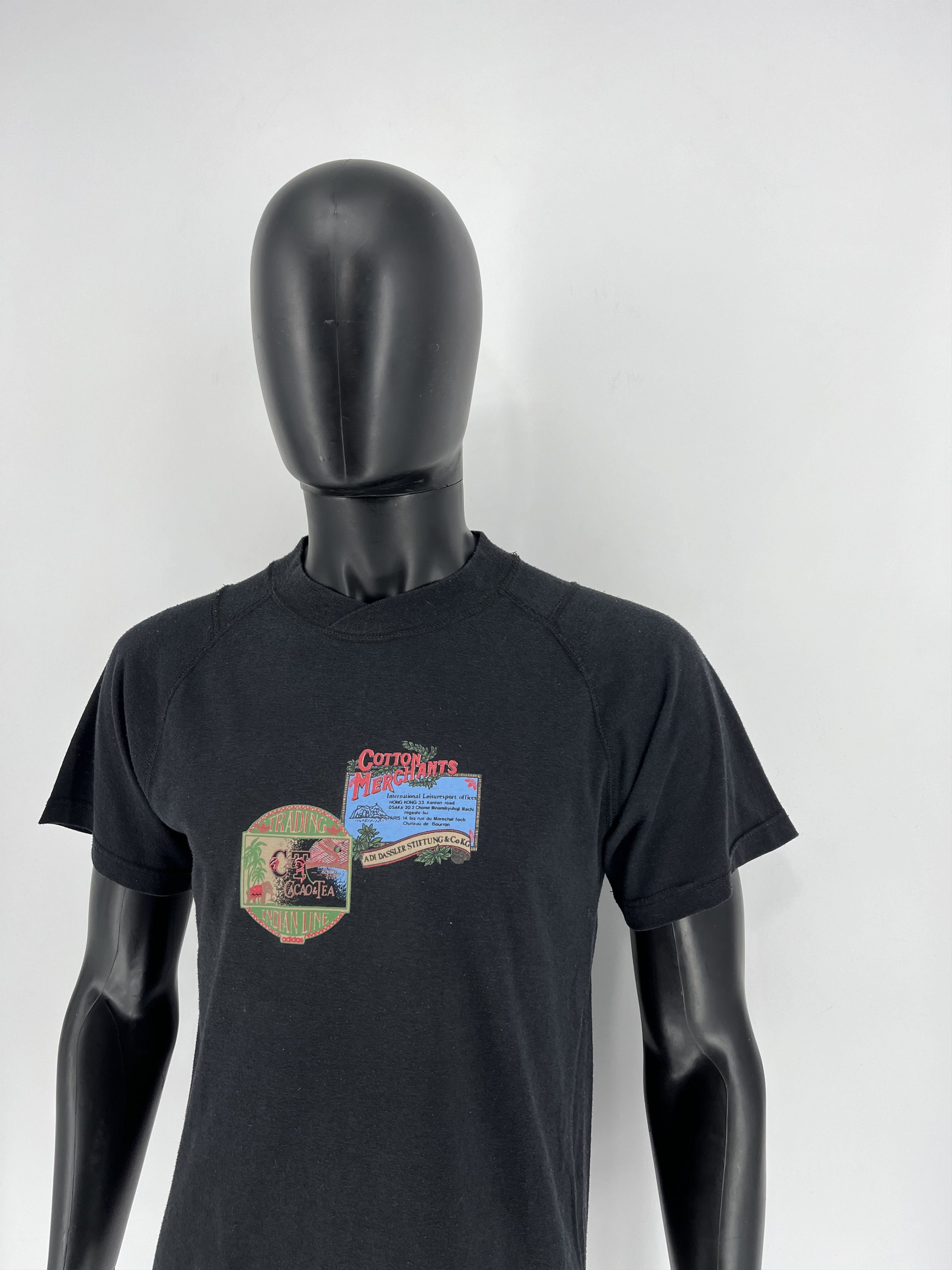 Adidas × Vintage RARE!! Vintage Y2K 90s Adidas Logo Tee Streetwear Made Spain Size US S / EU 44-46 / 1 - 4 Thumbnail