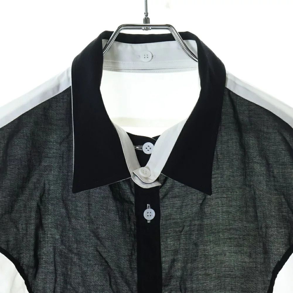 Yohji Yamamoto yohji yamamoto pour homme//23AW BLACK AND WHITE SHIRT Size US L / EU 52-54 / 3 - 3 Thumbnail