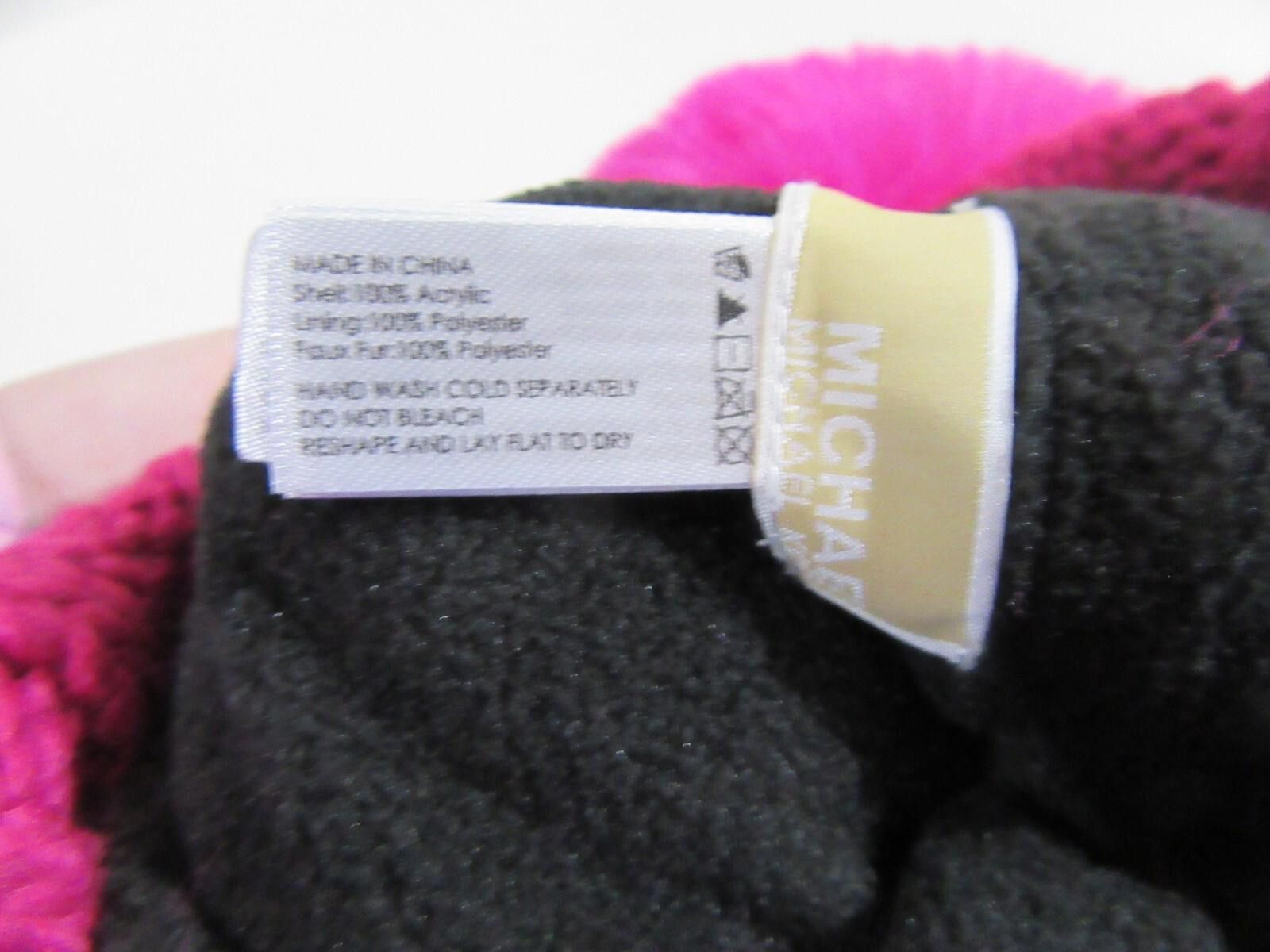 Michael Kors Michael Kors Cable Knit Hat Fuchsia One Size NWT NEW Size ONE SIZE - 3 Thumbnail