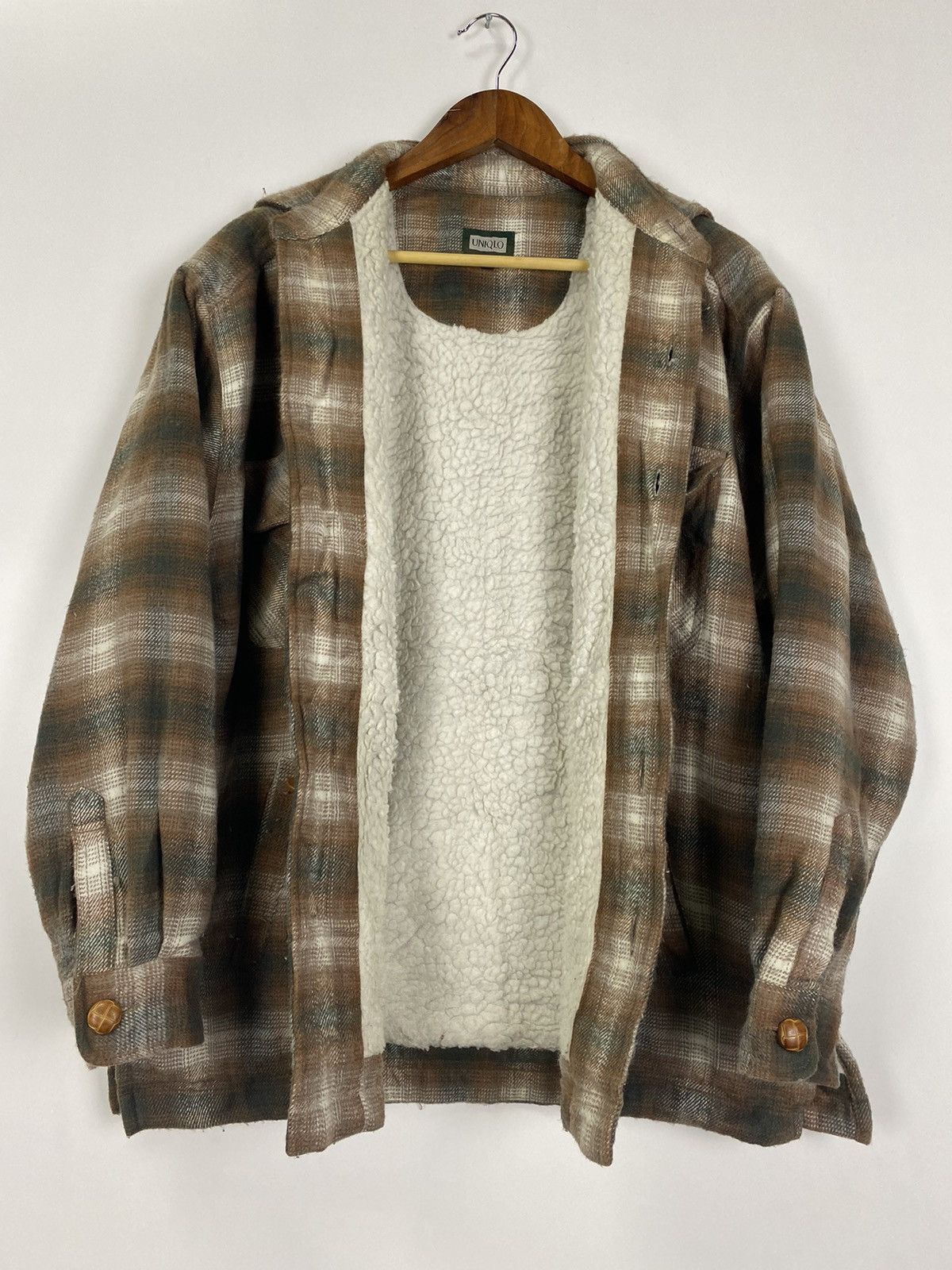Uniqlo × Vintage Vintage 90s Uniqlo Tartan Jacket Size US M / EU 48-50 / 2 - 11 Thumbnail