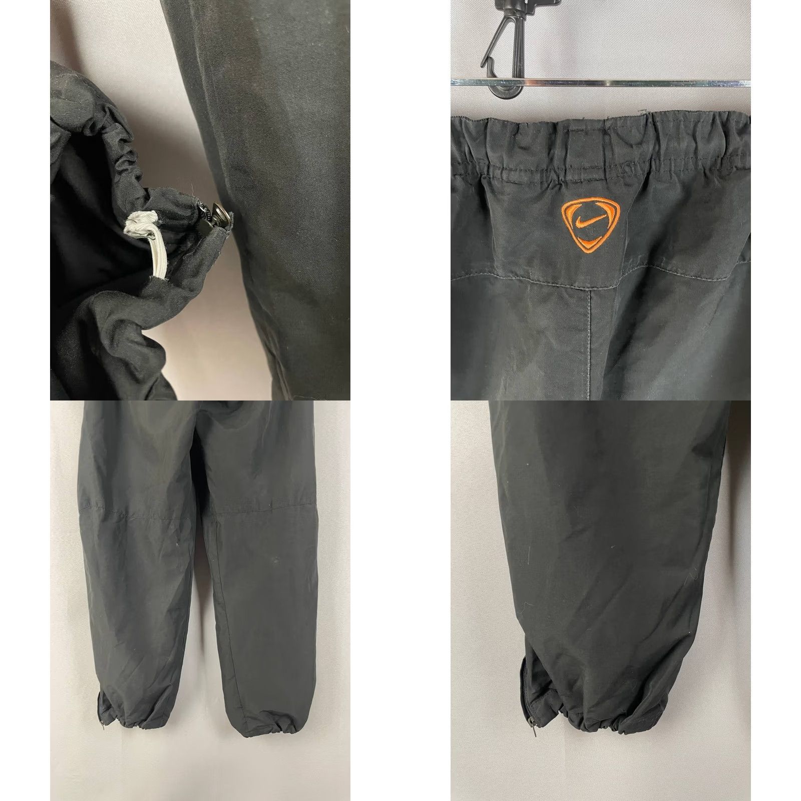Nike Nike FC Valencia Pants Mens Size M Black Elastic Waist Polyester Track Trouser Size US 31 - 8 Thumbnail