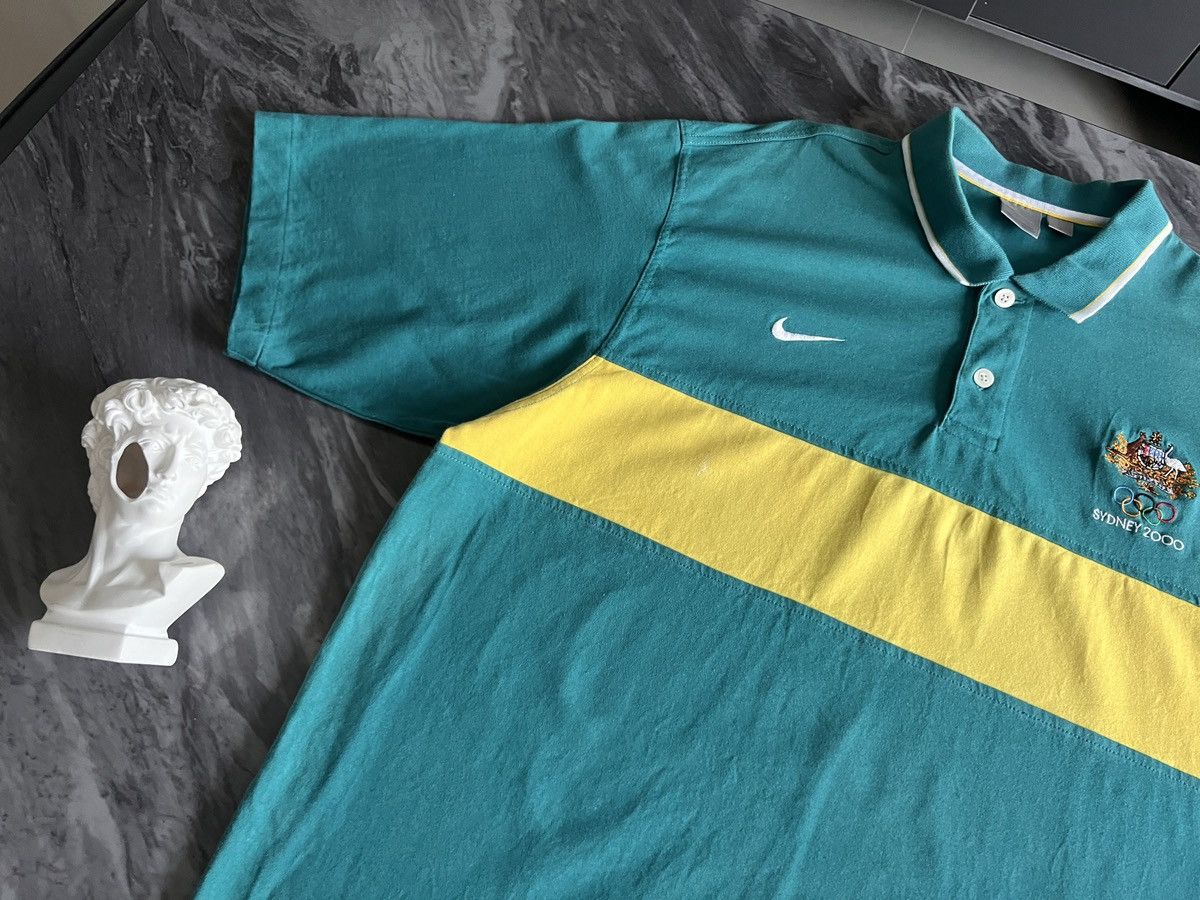 Nike Nike : Olympic Sydney 2000 Y2K Polo Embroider Size US L / EU 52-54 / 3 - 4 Thumbnail