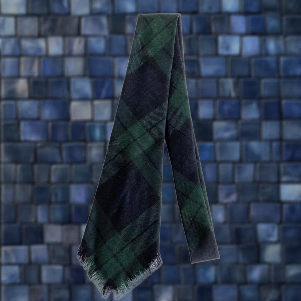 Ralph Lauren RRL Ralph Lauren Plaid Wool Tie Handmade Hand Fringed 23FW New with Tag Size ONE SIZE - 1 Thumbnail