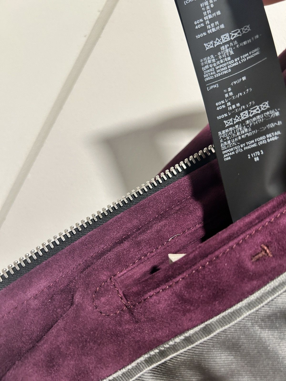 Tom Ford Tom Ford Suede Blouson Jacket Burgundy size IT 48 Size US M / EU 48-50 / 2 - 10 Thumbnail