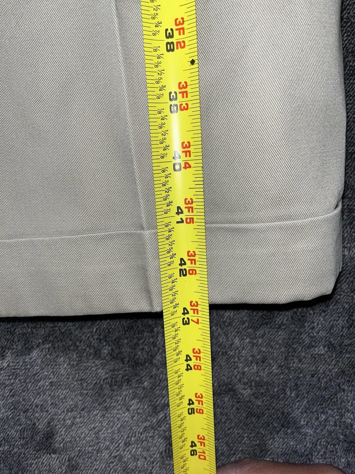 Brooks Brothers Brooks Brothers Advantage Chino Elliot Khaki Pants 36x32 Size US 36 / EU 52 - 4 Thumbnail