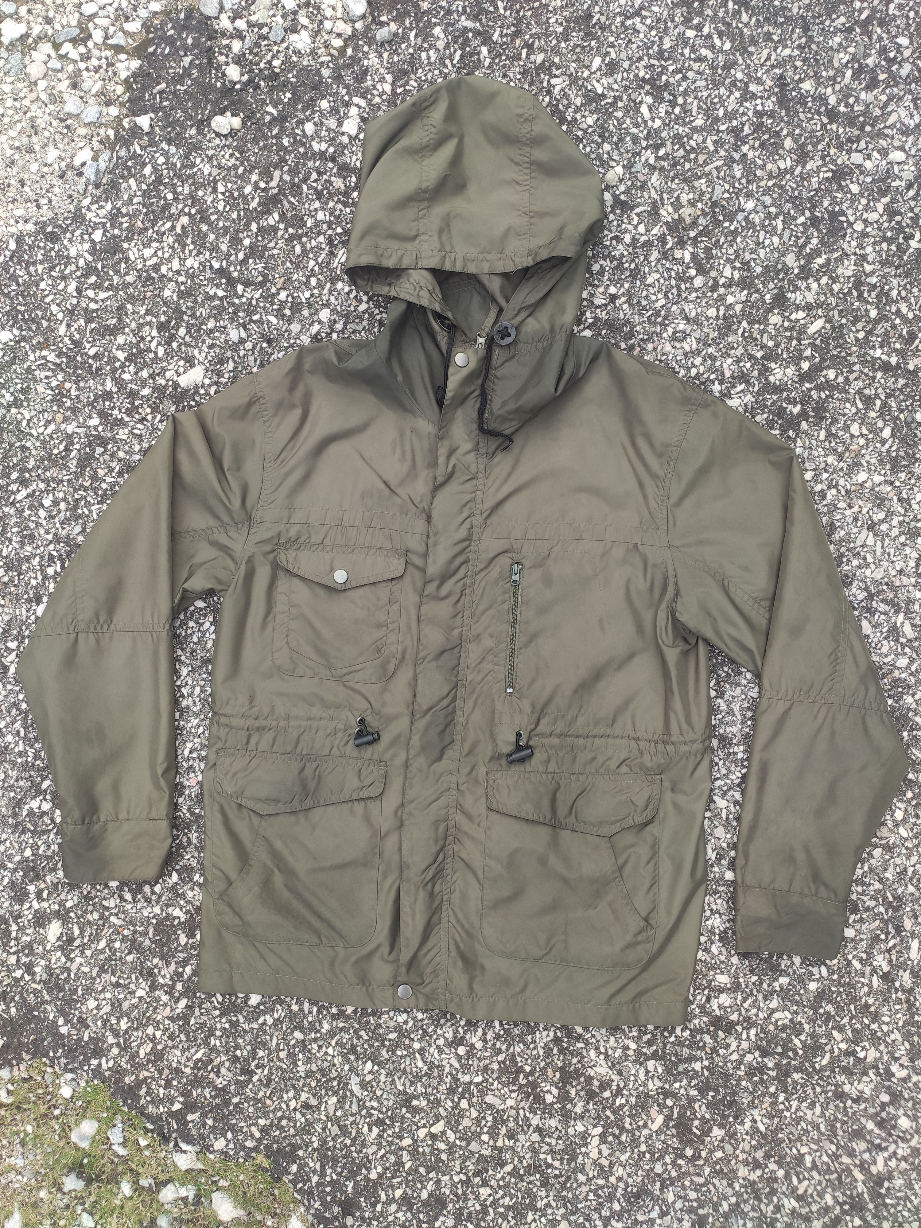 Japanese Brand Army Green / Olive Tactical Multi-Pocket Windbreaker Jacket Size US M / EU 48-50 / 2 - 1 Thumbnail
