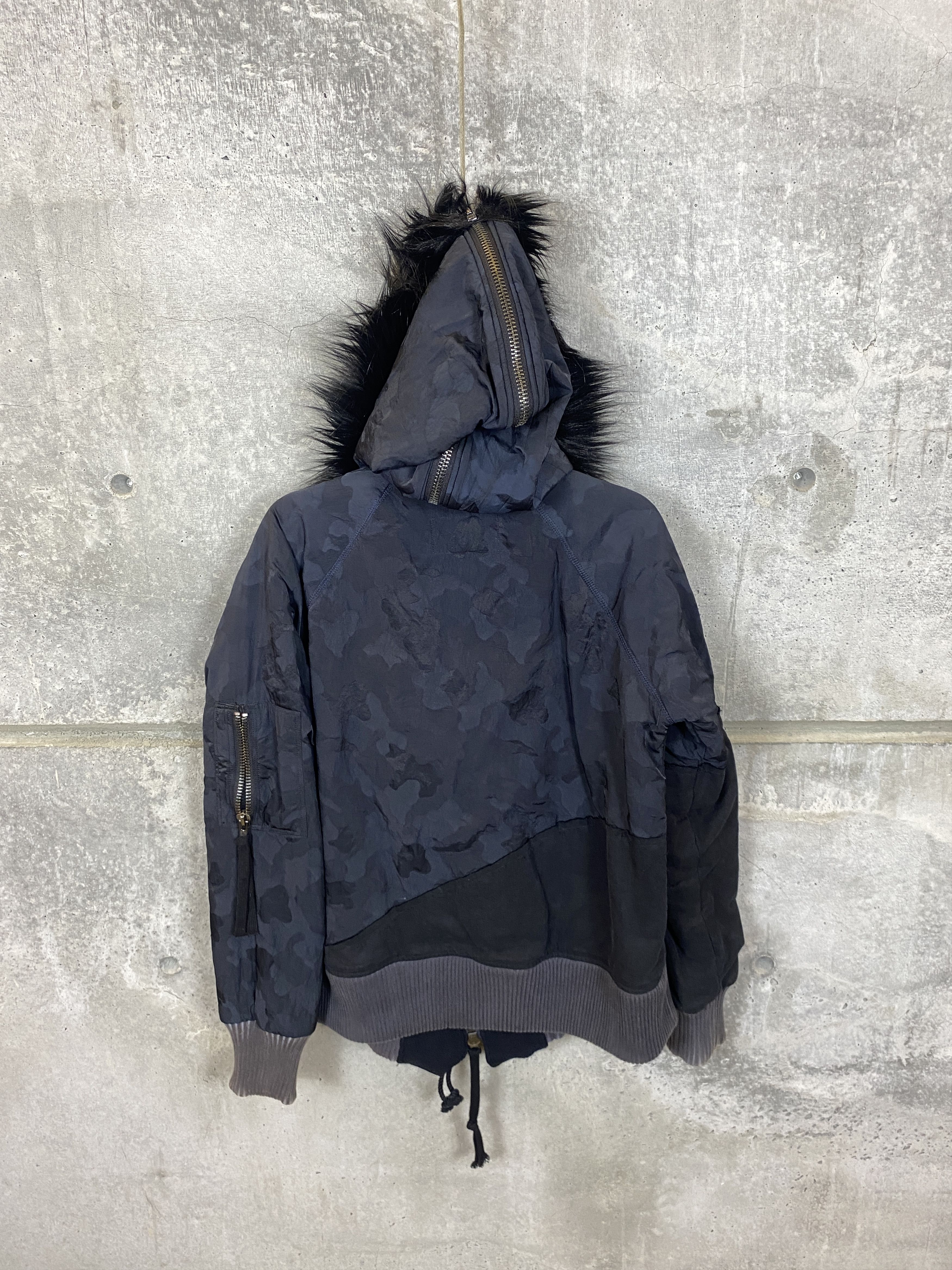 Greg Lauren Greg Lauren SAMPLE 50/50 Snorkel Puffy Flight Jacket Size US M / EU 48-50 / 2 - 2 Thumbnail