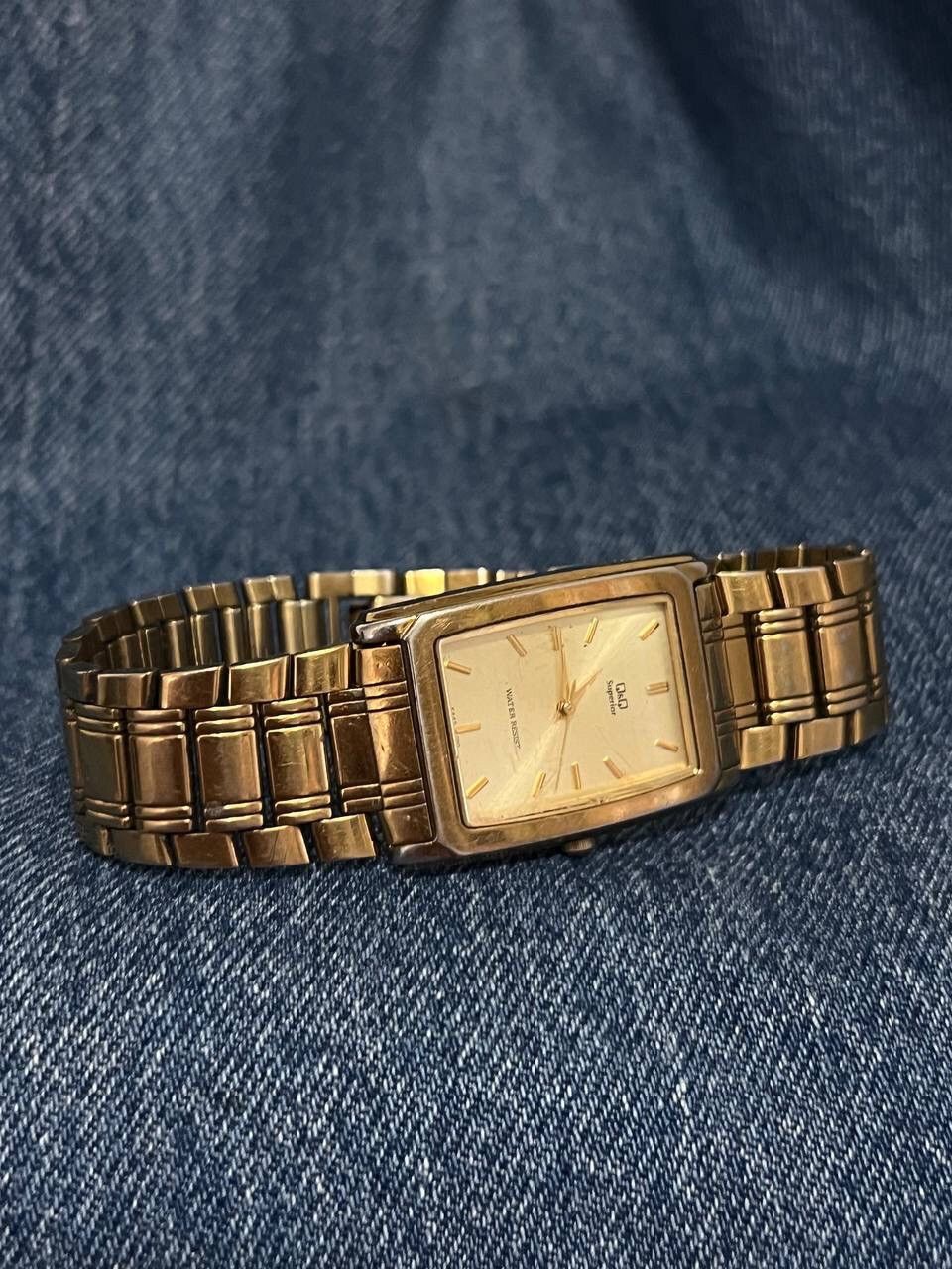 Japanese Brand × Vintage Vintage Gold Tone Form Japanese style futuristic Watch Tank Size ONE SIZE - 1 Thumbnail