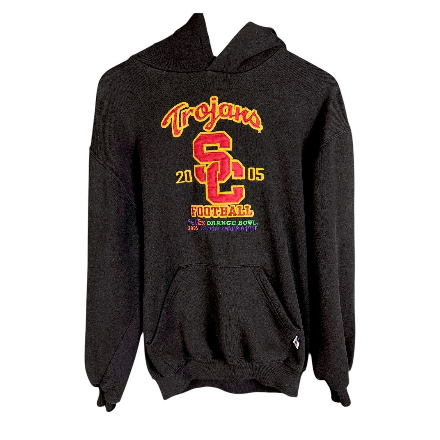 Russell Athletic Y2K USC Trojans Football FedEx Orange Bowl 2005 Hoodie - M Size US M / EU 48-50 / 2 - 1 Thumbnail