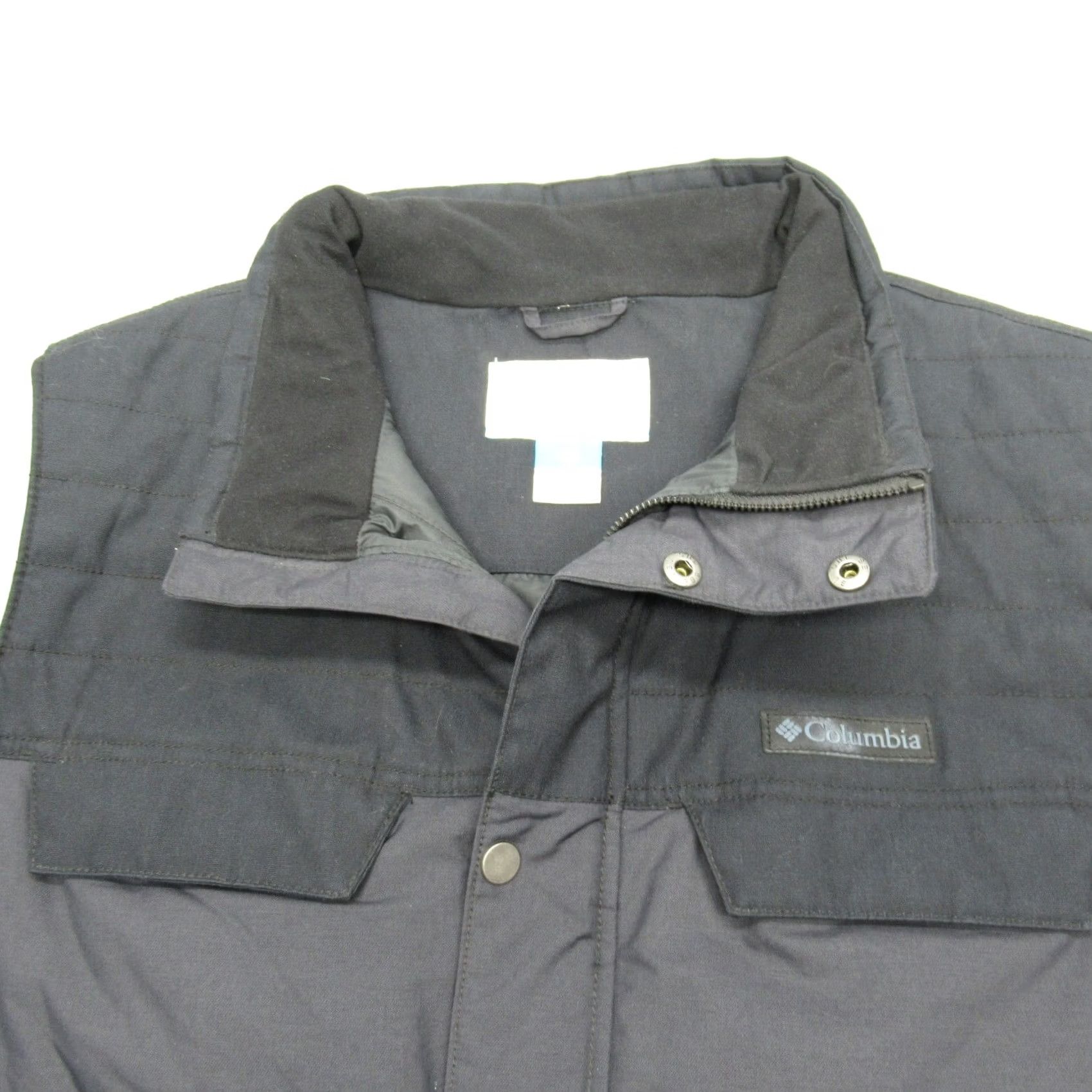 Vintage Columbia Vest Mens XL Navy Blue Puffer Zip Full Zip Pockets Lined Insulated Hiking Outdoors Casual Travel Size US XL / EU 56 / 4 - 5 Thumbnail