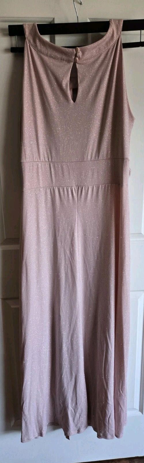 Other En Focus Blush Pink Sparkly Shimmer Formal Prom Easter Maxi Size XL / US 12-14 / IT 48-50 - 10 Thumbnail
