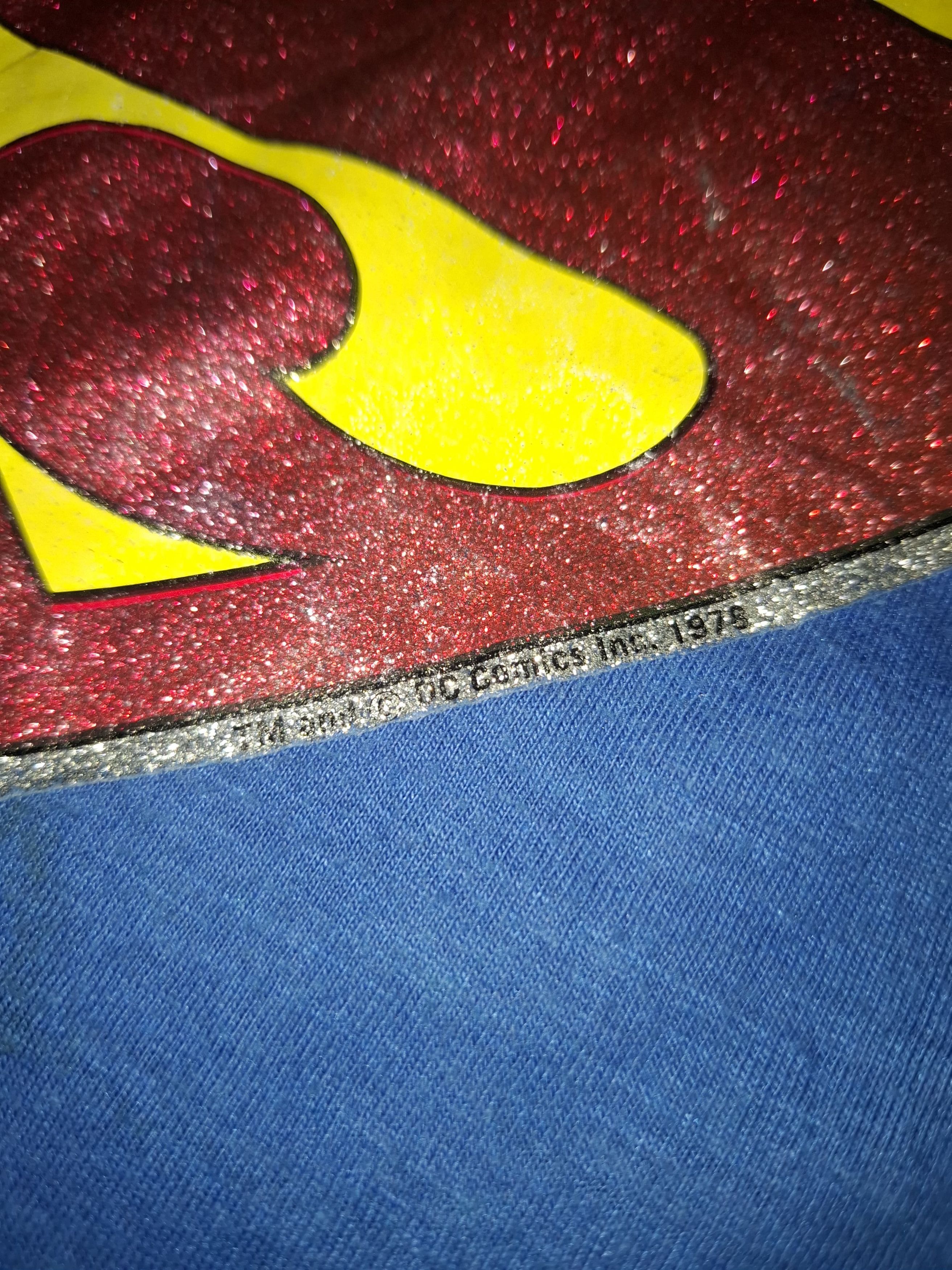 Vintage RARE Vintage 1978 Superman DC COMICS Logo Single Stitch Tee Size US M / EU 48-50 / 2 - 12 Thumbnail