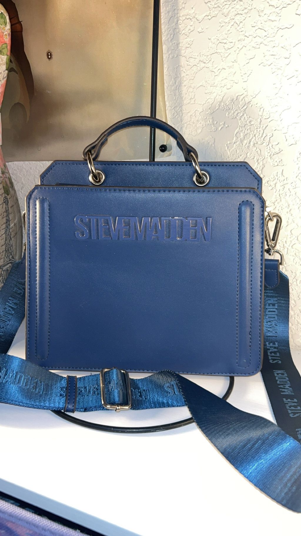 Steve Madden Women's Steve Madden Blue Crossbody Bag One Size Size ONE SIZE - 1 Thumbnail