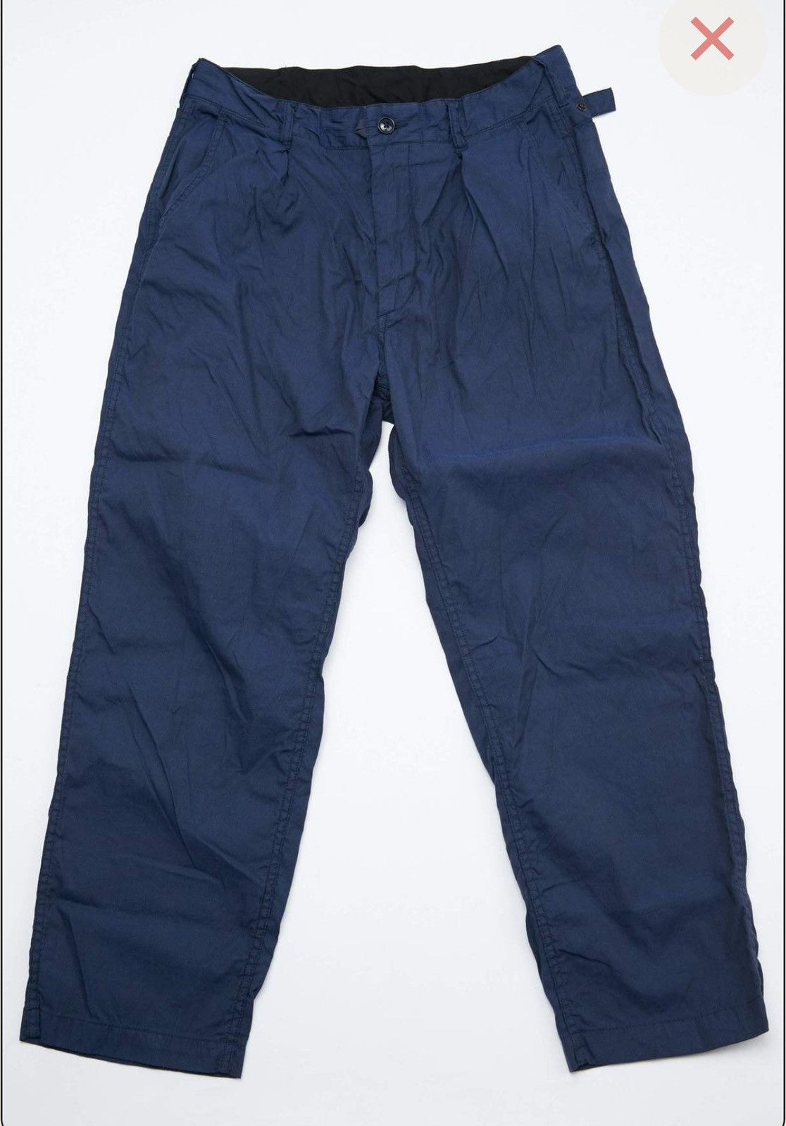 Engineered Garments Engineered Garments Cotton Cordlane Groundpant, Navy Size US 31 - 1 Thumbnail