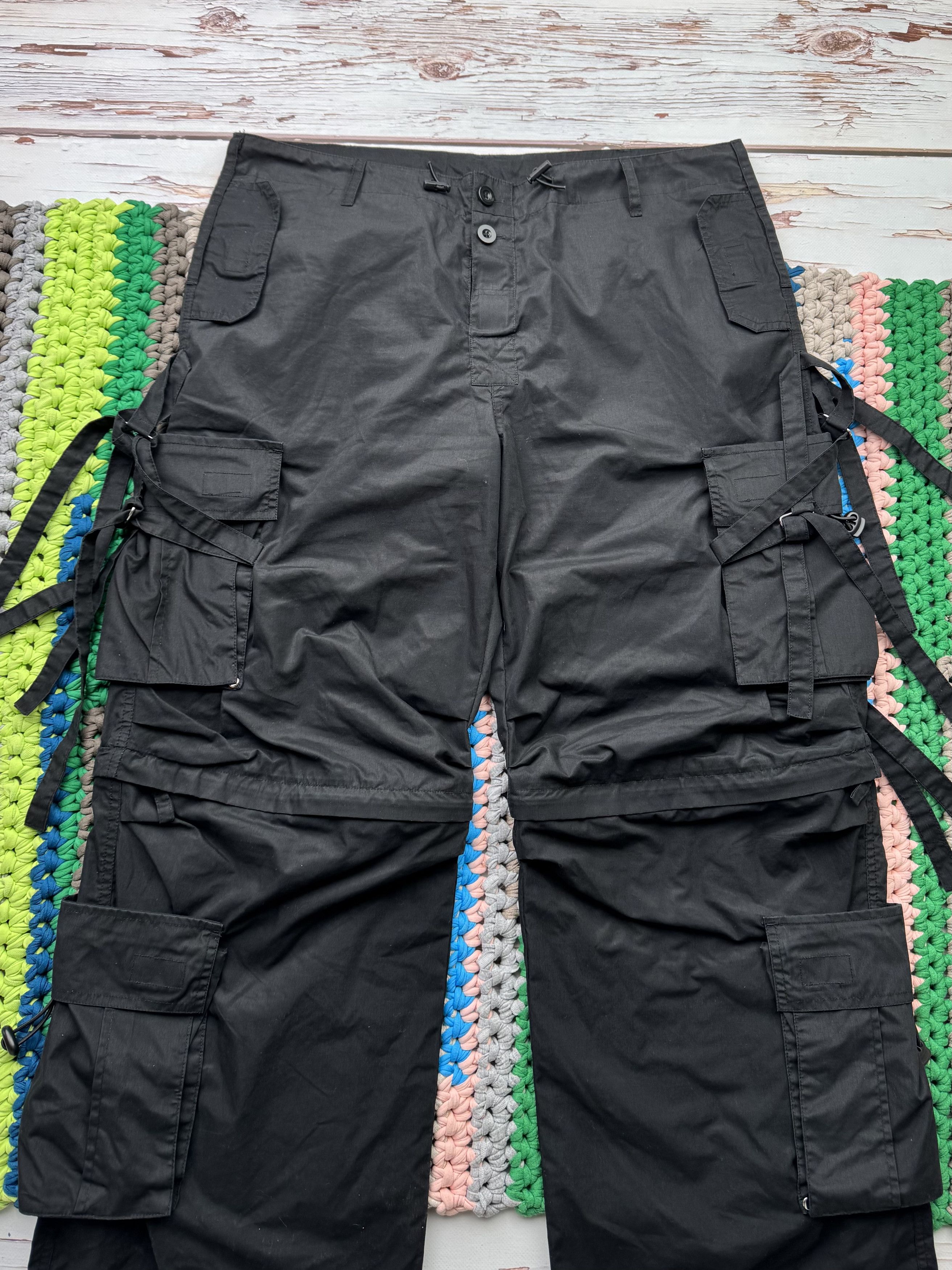 Vintage Vintage Cargo Bondage Baggy Pants (ET1)(D15) Size US 36 / EU 52 - 2 Thumbnail