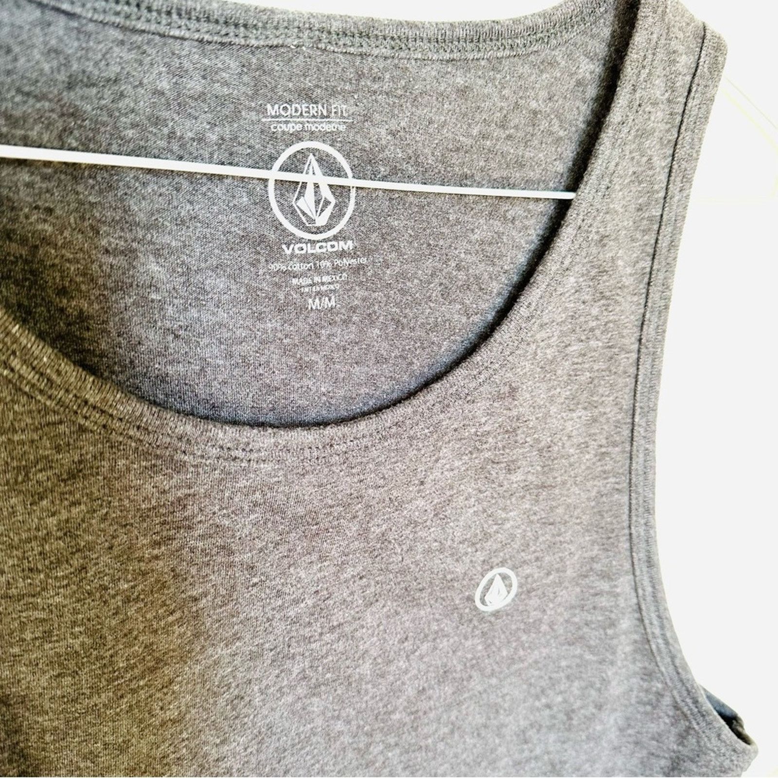 Volcom MENS VOLCOM Dark Grey Gray Sleeveless Tank Top Tee Shirt M Size US M / EU 48-50 / 2 - 5 Thumbnail