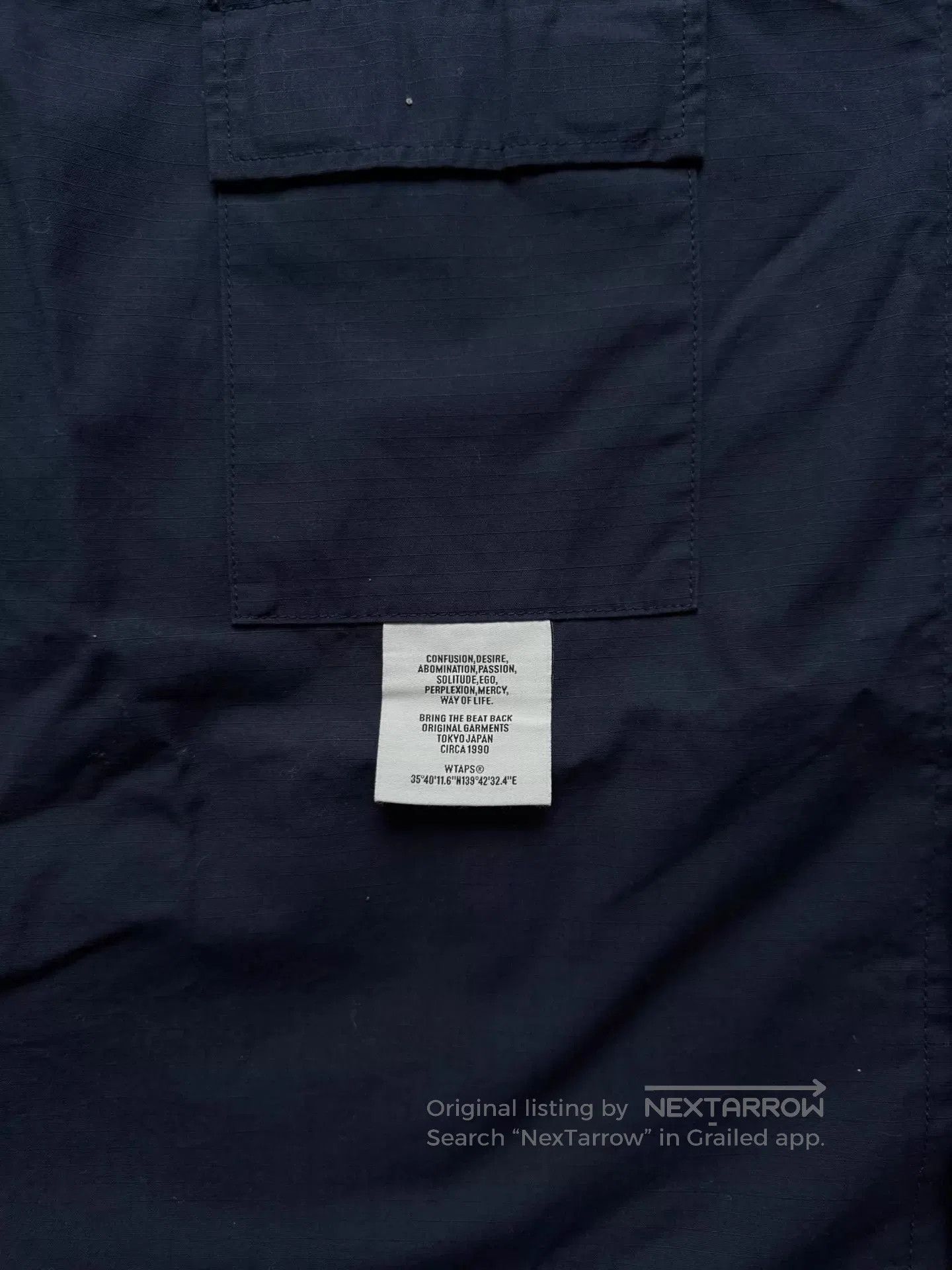 Wtaps Blue Button-Up Shirt with Graphic Print - Size M. Size US M / EU 48-50 / 2 - 7 Thumbnail