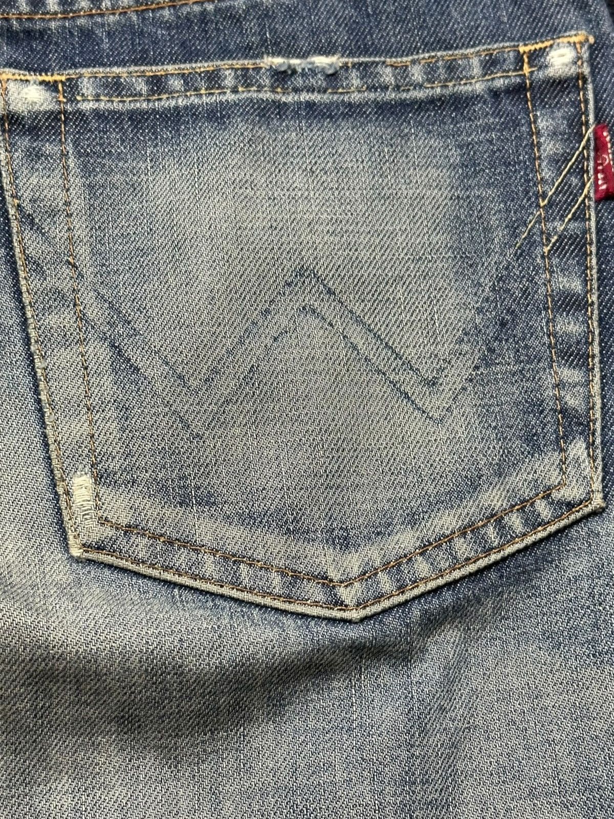 Edwin Vintage Edwin 800 SX Flare Mudwash Distressed Denim Size US 27 - 5 Thumbnail