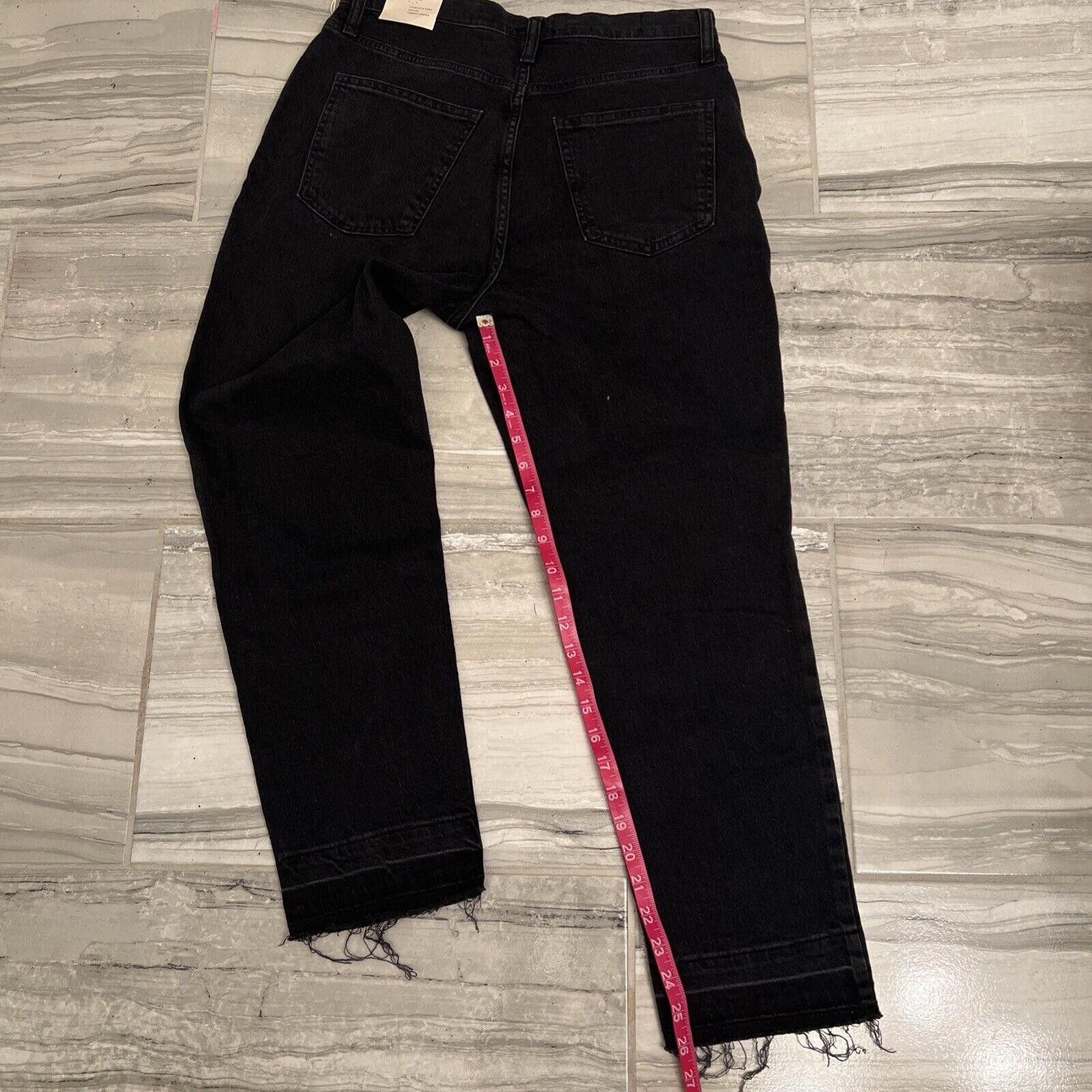 Designer Universal Thread Womens Black Denim High Rise Vintage Jeans Size 32" / US 10 / IT 46 - 8 Thumbnail