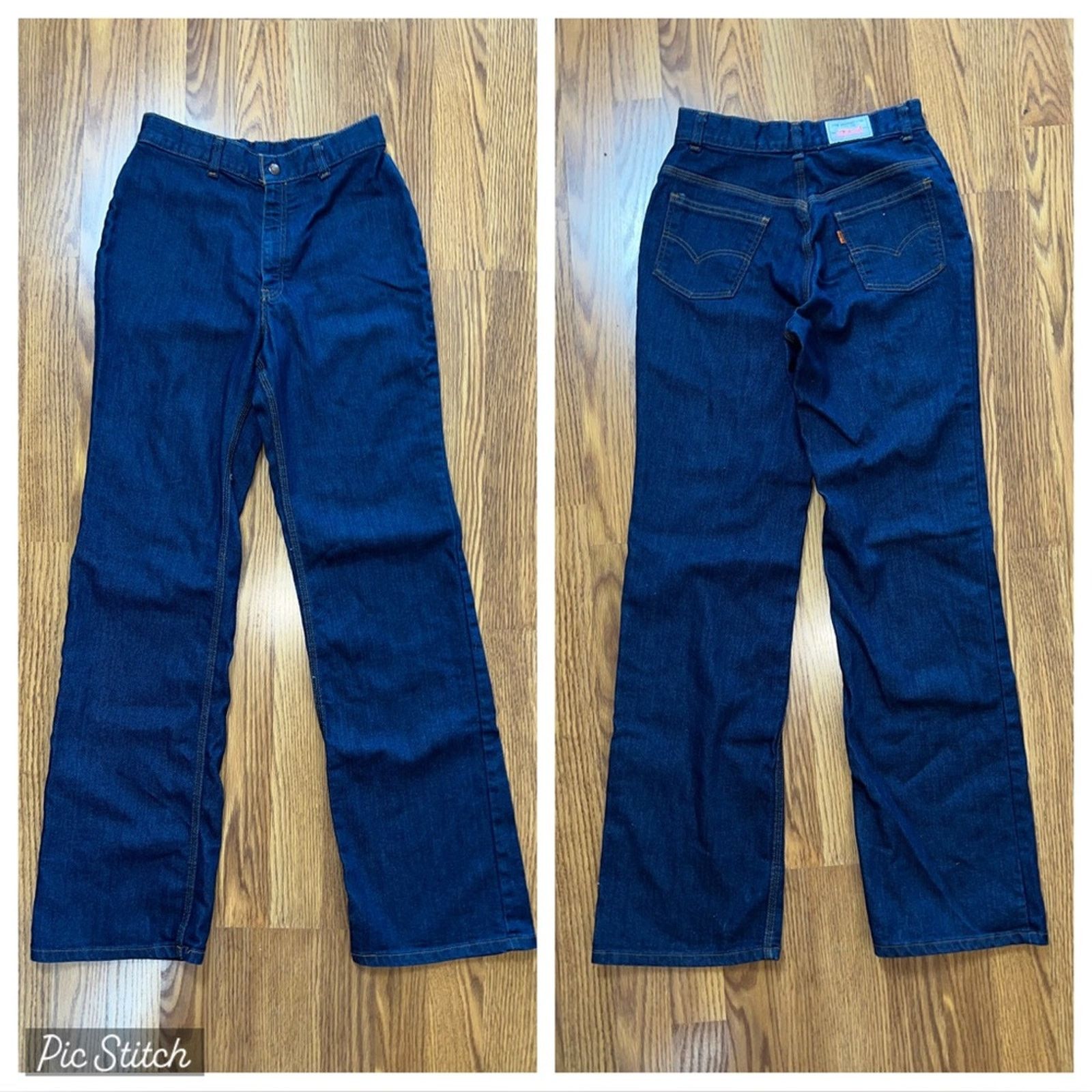 Levi's Fantastic *Rare* Vintage 1970s Levi’s No Front Pocket Jeans! Size 26" / US 2 / IT 38 - 1 Thumbnail
