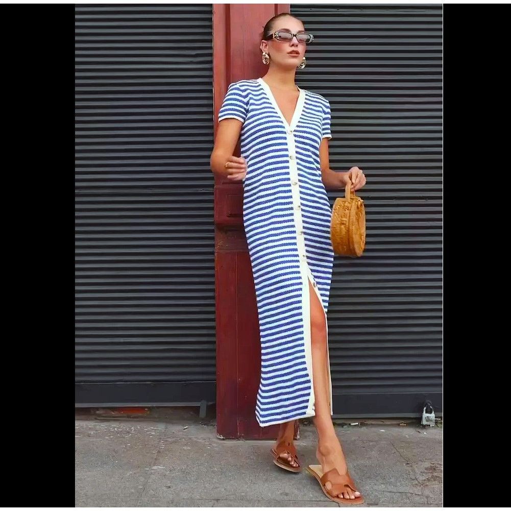 Mango BLOGGER FAVE!!! MANGO Knit Midi Dress NWT Size L / US 10 / IT 46 - 8 Thumbnail