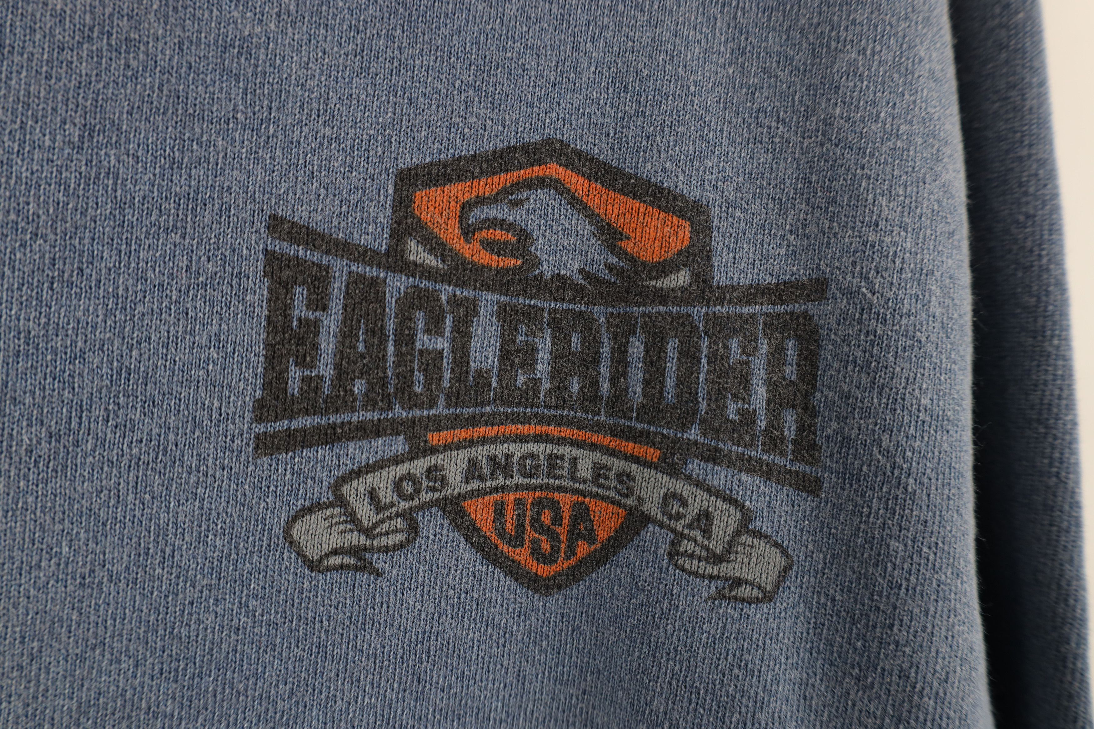 Vintage Vintage 90s Stonewash EagleRider Motorcycle Sweatshirt Size US M / EU 48-50 / 2 - 4 Thumbnail