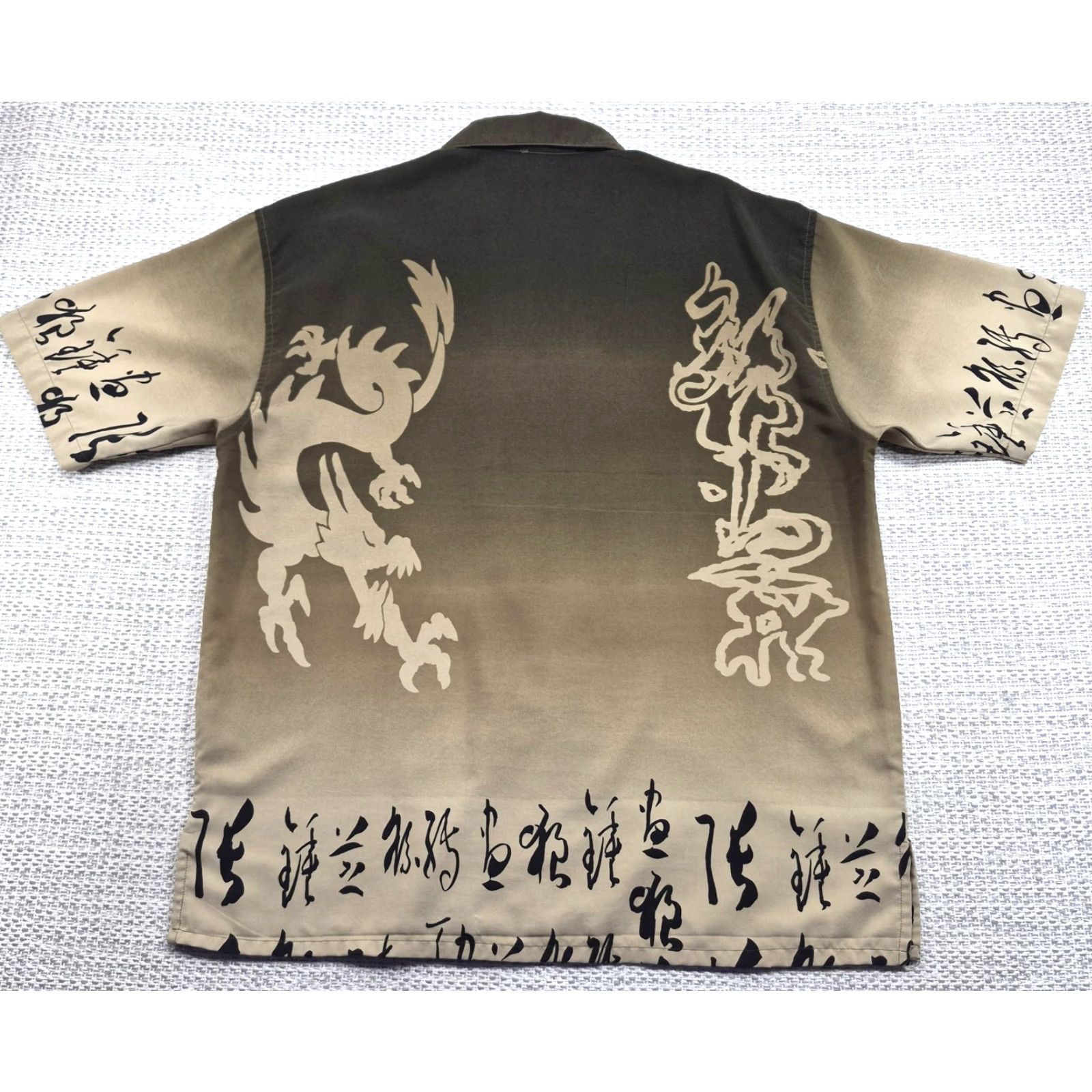 Vintage Box-Office Island Button Up Shirt Mens Large Brown Dragon Graphic Short Sleeve Size US L / EU 52-54 / 3 - 6 Thumbnail