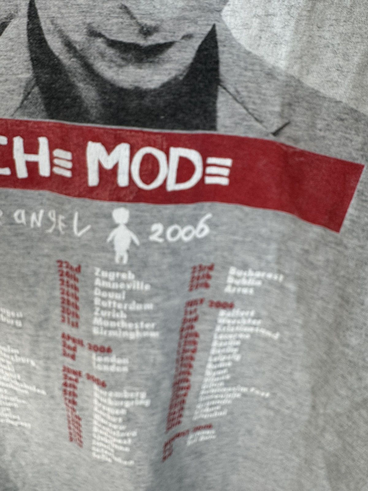 Band Tees Vintage 2006 00s Depeche Mode DM electronic music band tee Size US L / EU 52-54 / 3 - 4 Thumbnail