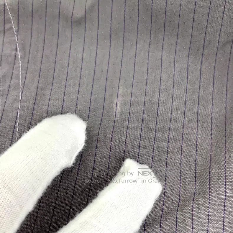 Prada Prada Colour-blocked vertical striped cotton lapel single- Size US XXS / EU 40 - 7 Thumbnail