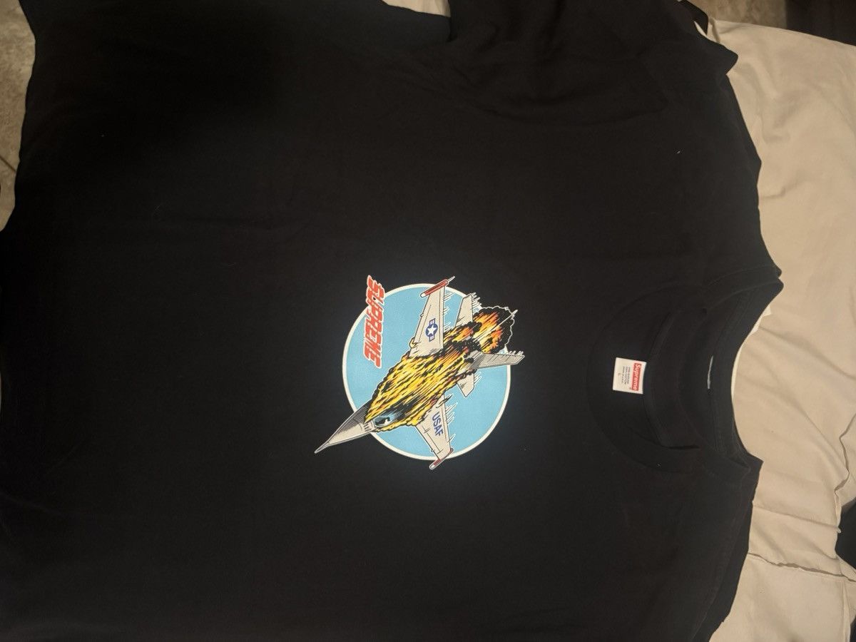 Supreme Supreme Fighter Jet Tee Size US L / EU 52-54 / 3 - 2 Thumbnail